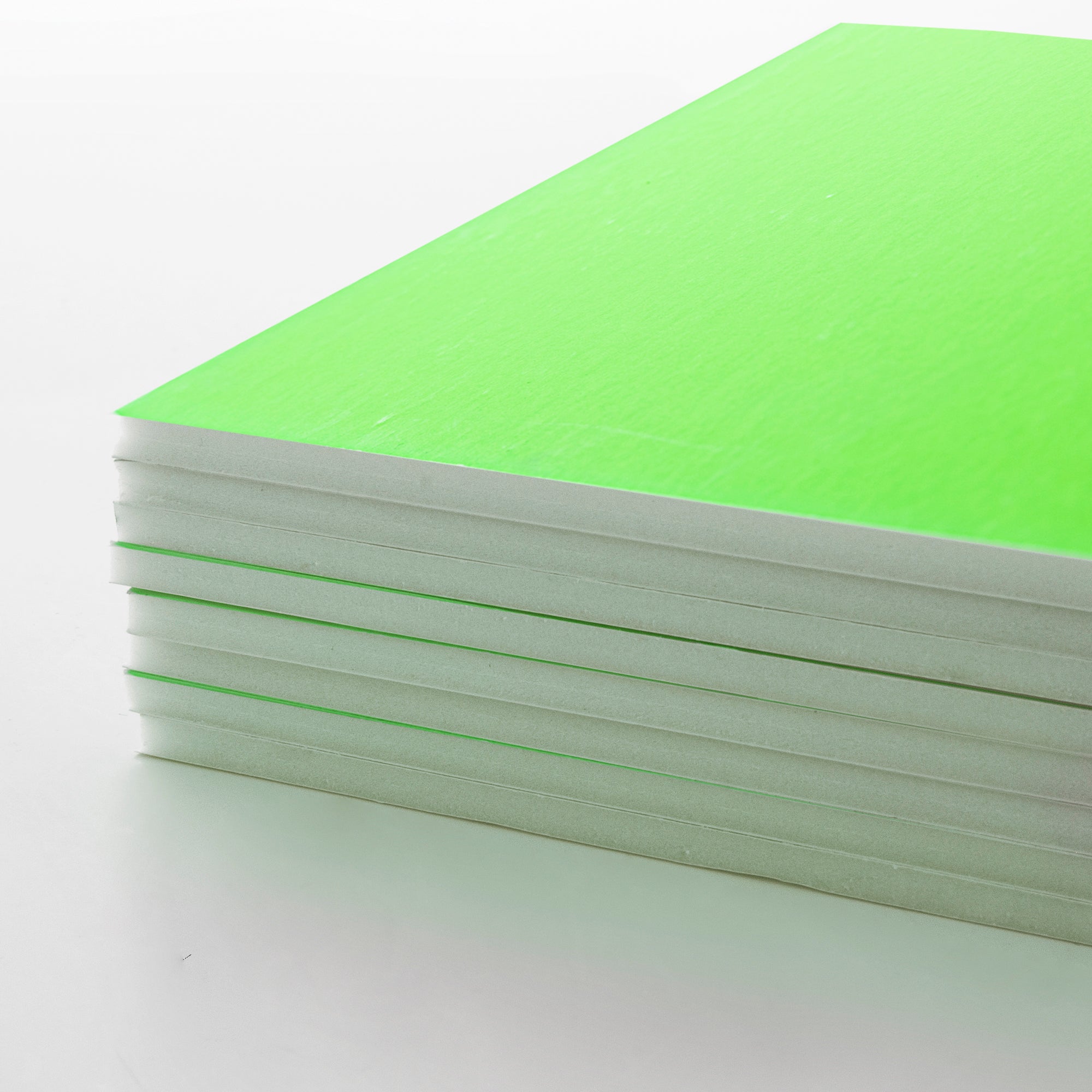 Bazic Products 5400 20 x 30 Fluorescent Green Foam Board - Pack of 25