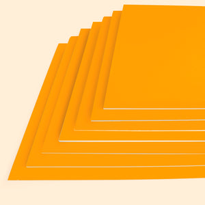 20" X 30" Fluorescent Orange Foam Board