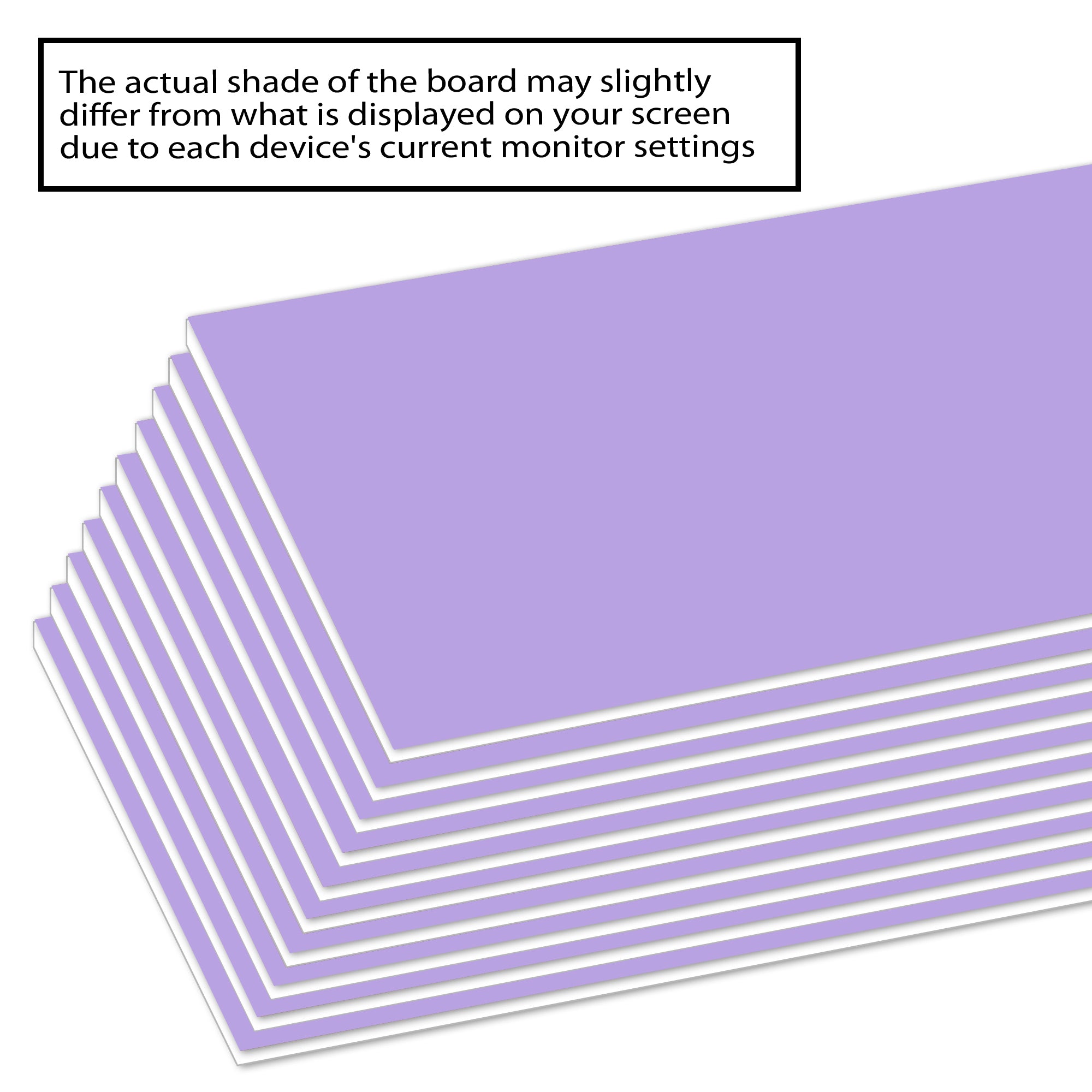 20" X 30" Lavender Foam Board