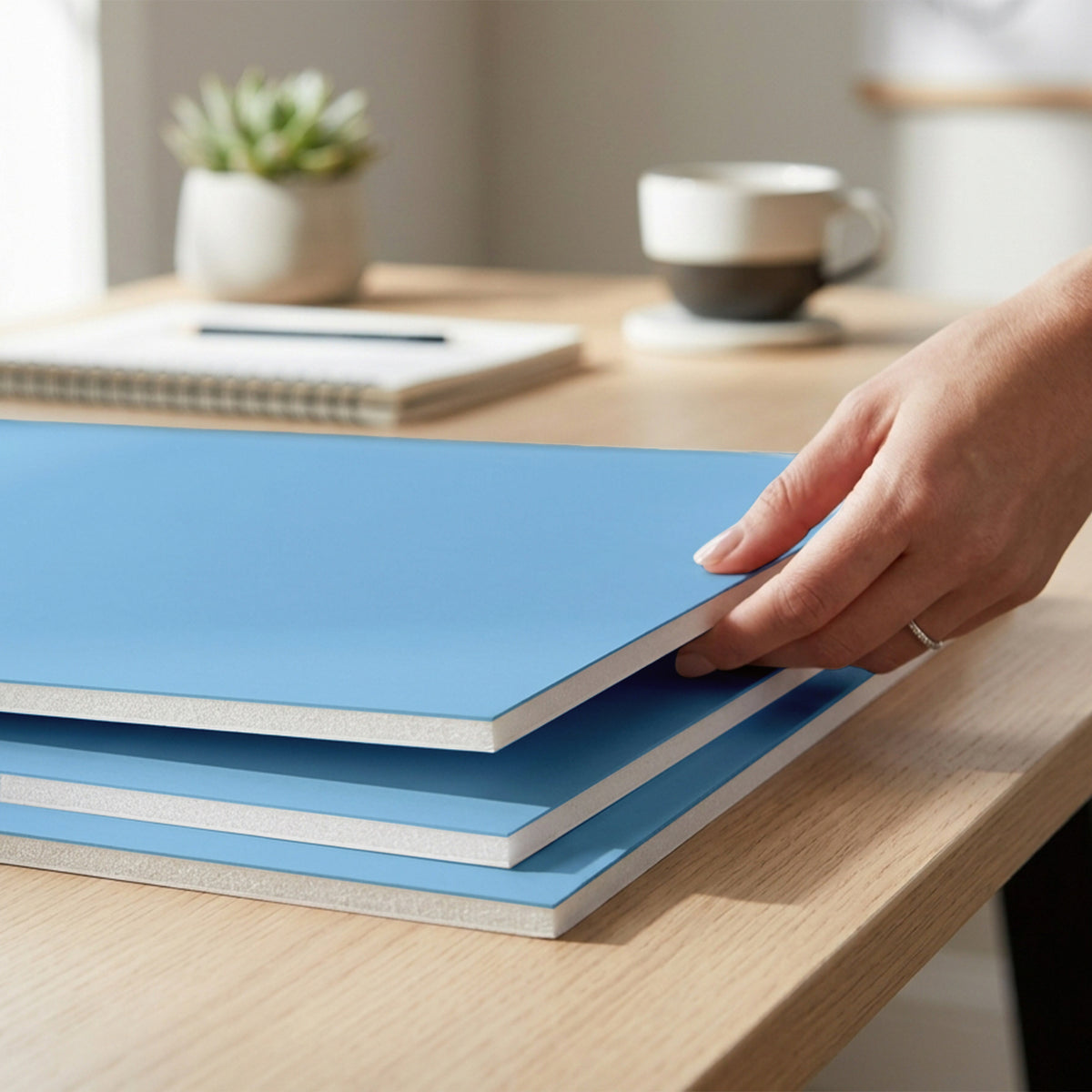 Sky Blue Foam Board, 20 x 30 in, 3/16 in Thick
