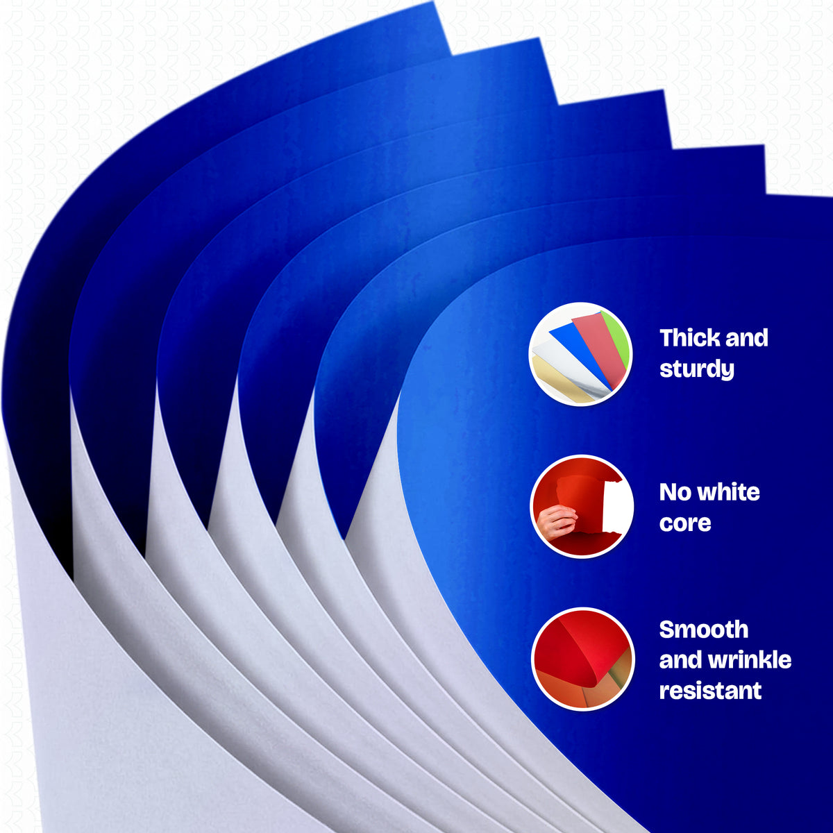 Metallic Blue Poster Board, 22 x 28 in
