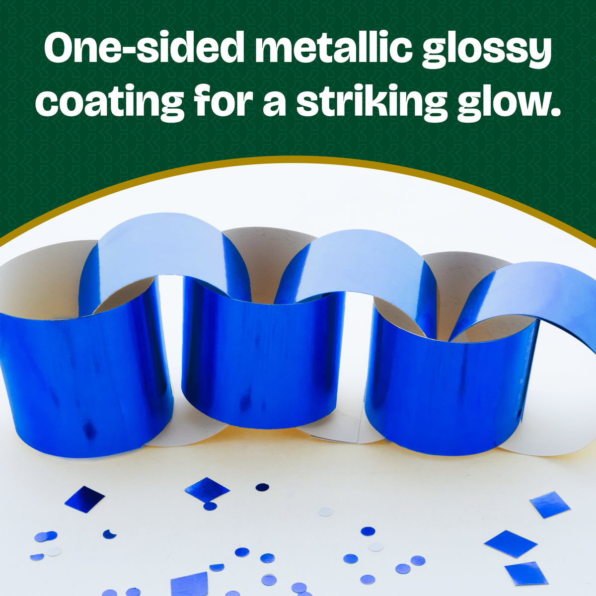 Metallic Blue Poster Board, 22 x 28 in