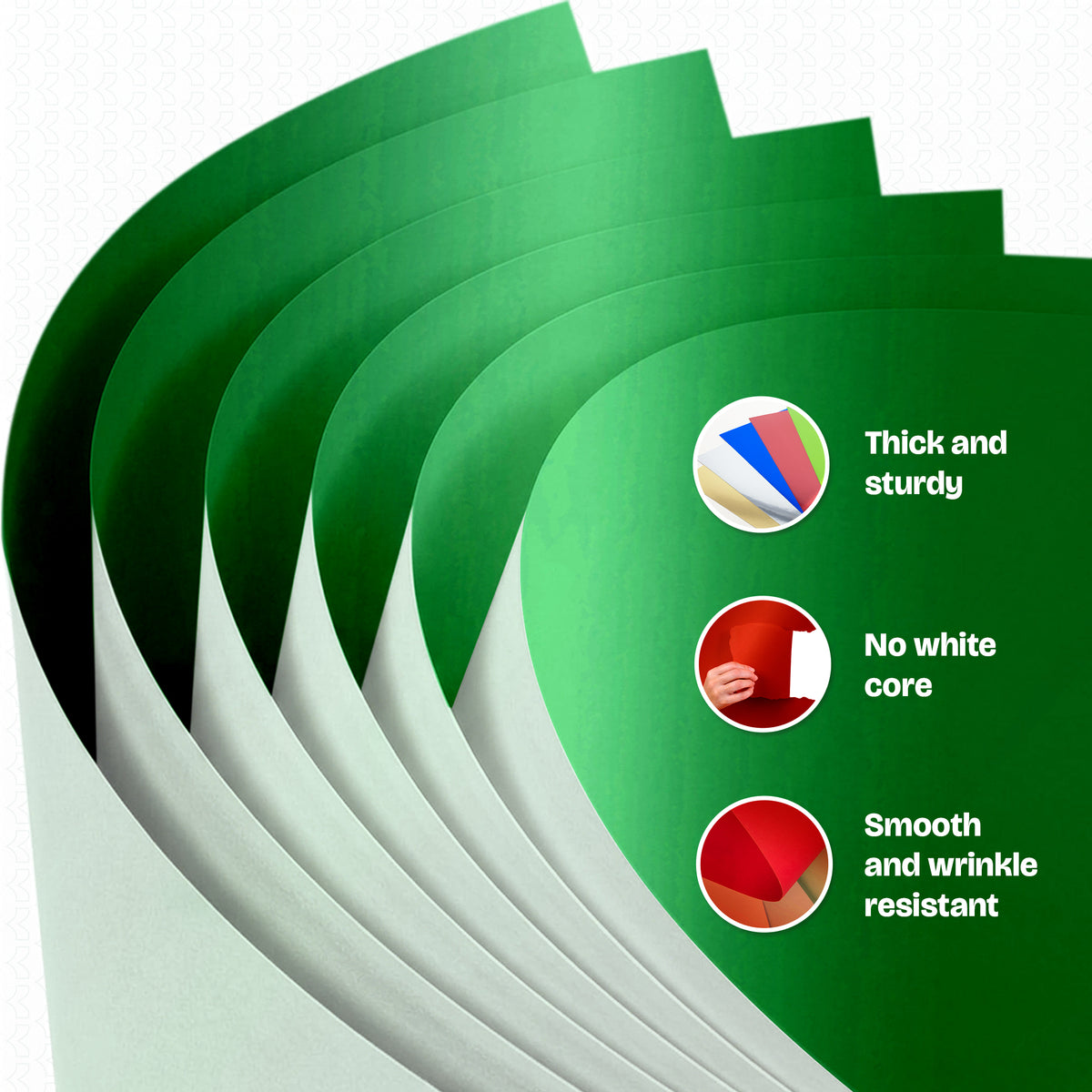 Metallic Green Poster Board, 22 x 28 in