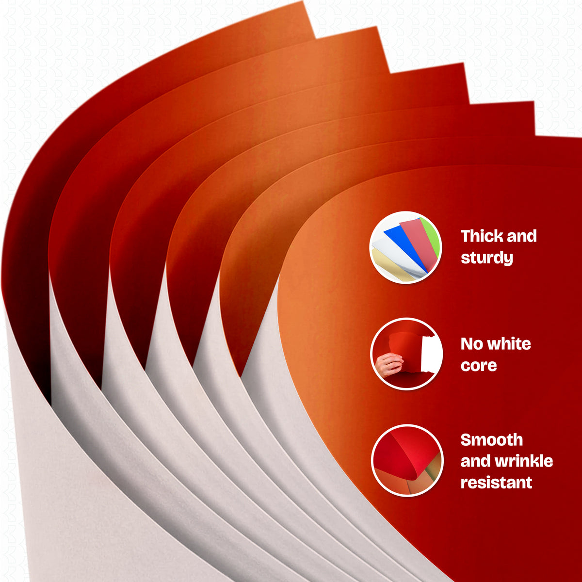 Metallic Red Poster Board, 22 x 28 in