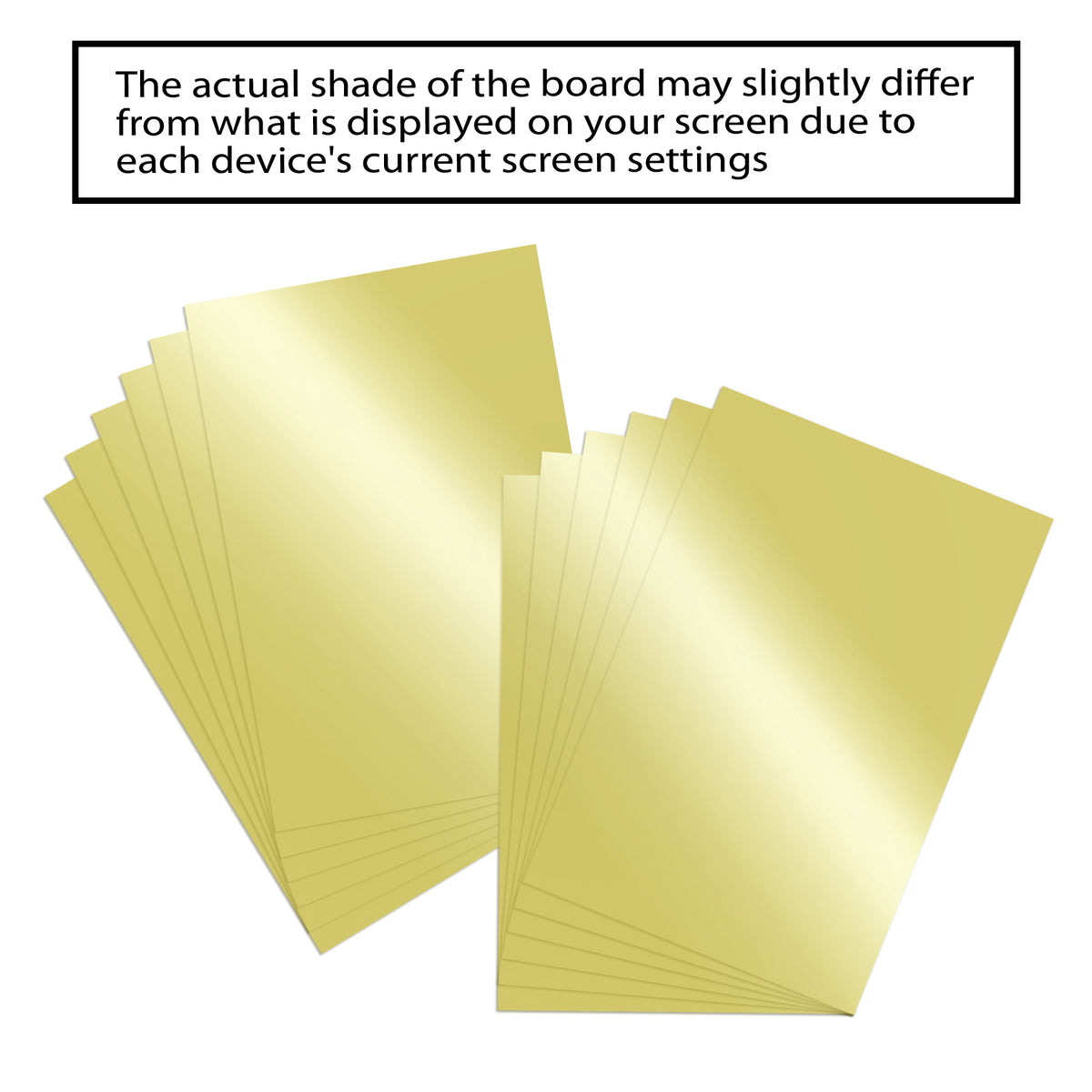 Metallic Gold Poster Board, 22 x 28 in