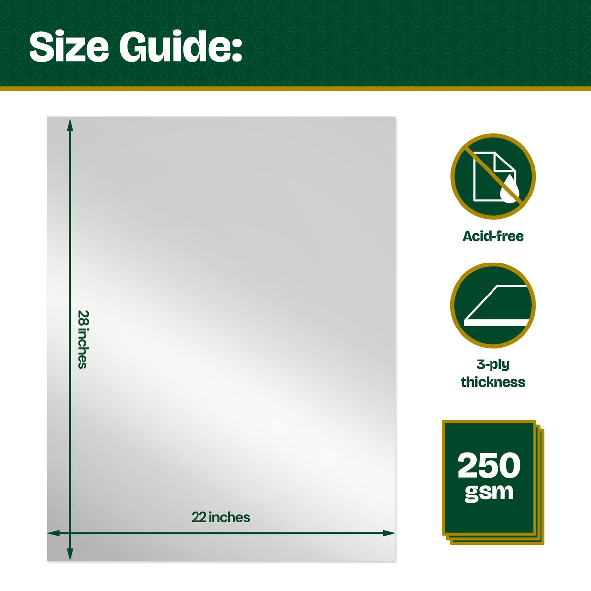 Metallic Silver Poster Board, 22 x 28 in