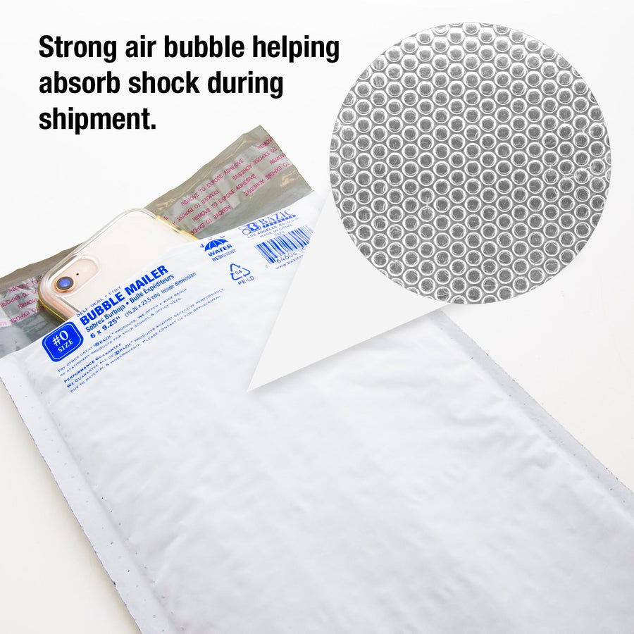 Poly Bubble Mailer (#2) 8.5" x 11.25" (3/Pack)