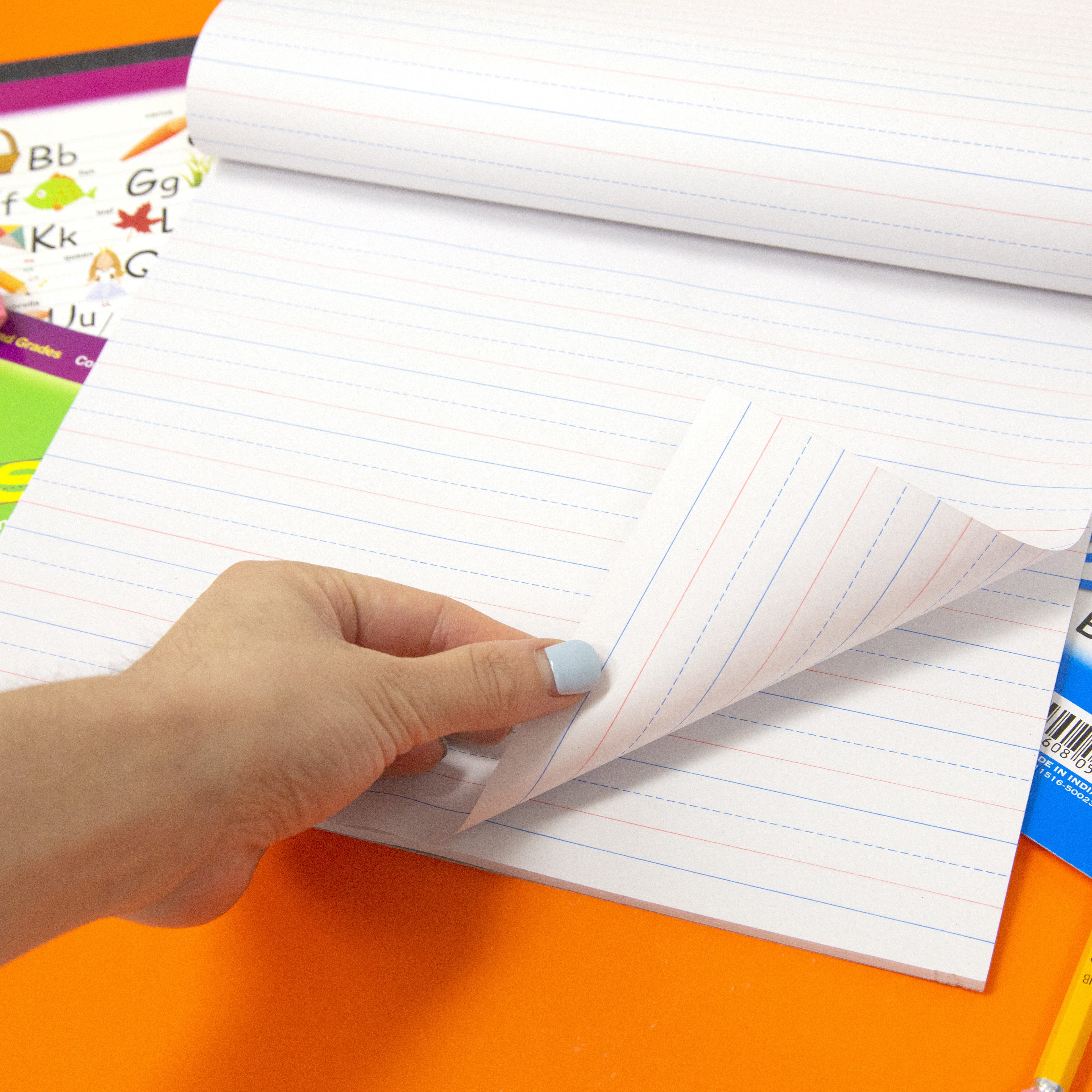Manuscript Writing Pad, 50 Sheets, 10.5" x 8"