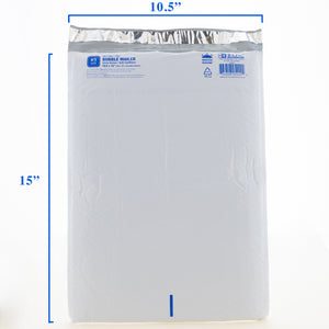 Poly Bubble Mailer (#5)10.5" x 15" (2/Pack)