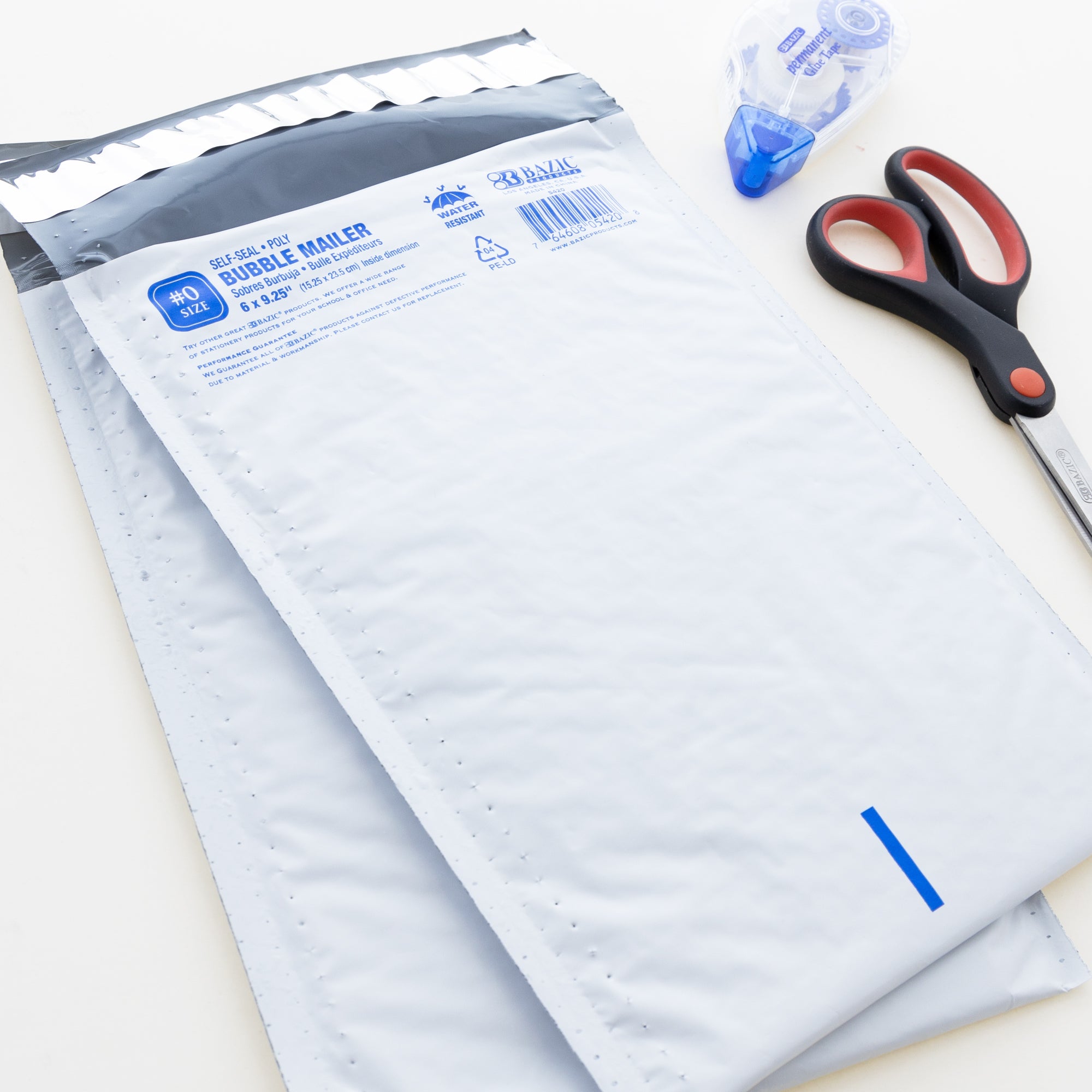 6" x 9.25" (#0) Poly Bubble Mailer (25/Pack)