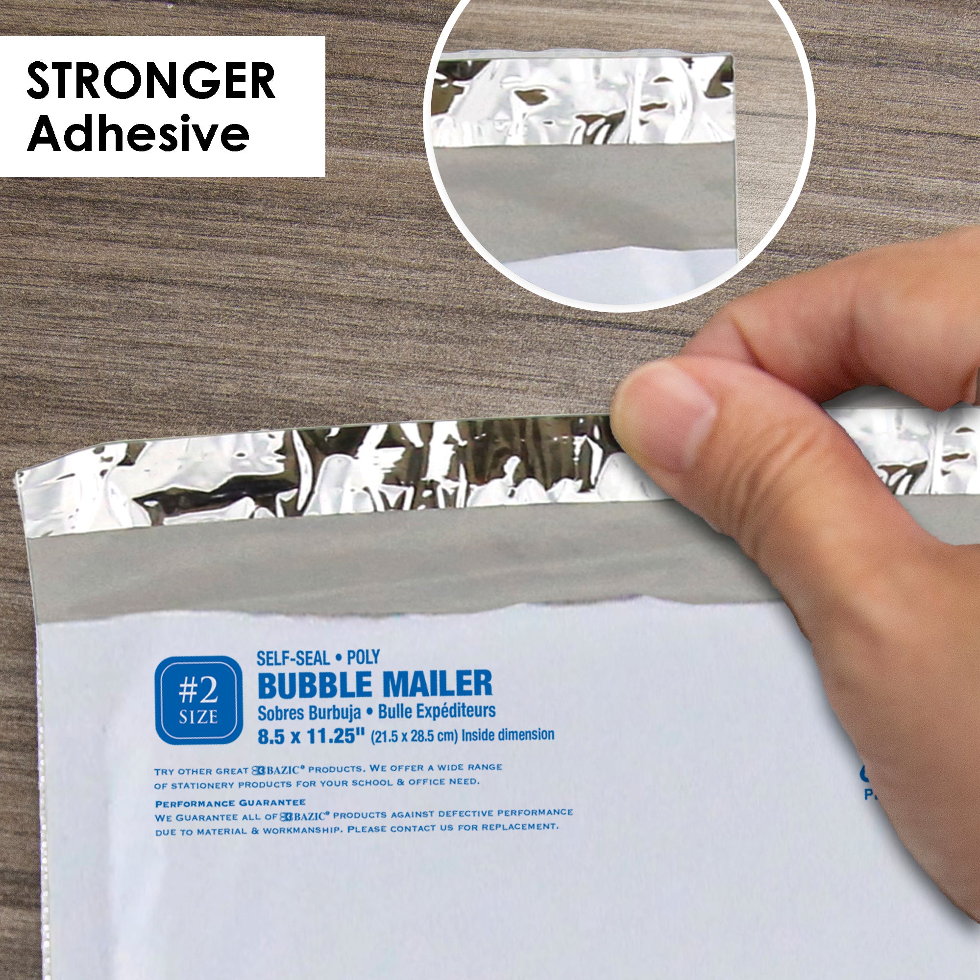 Poly Bubble Mailer (#2) 8.5" x 11.25" (25/Pack)