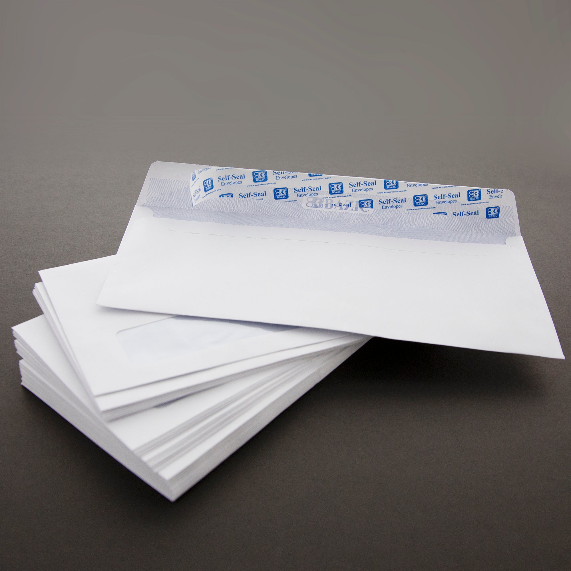 #10 Security White Envelopes, 500 Count, Self-Seal Closure