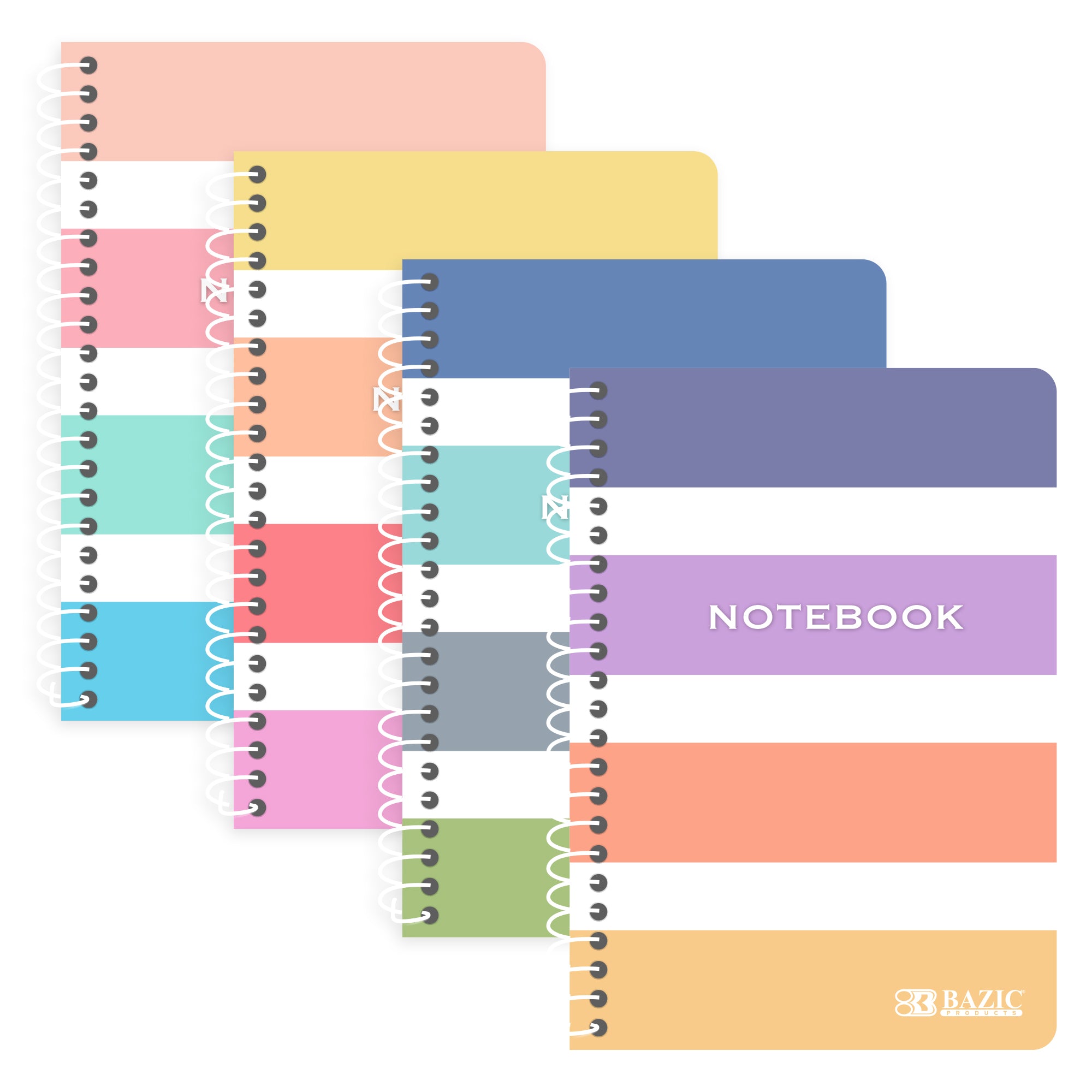 Small Spiral Notebook, 5" x 7", 120 Sheets