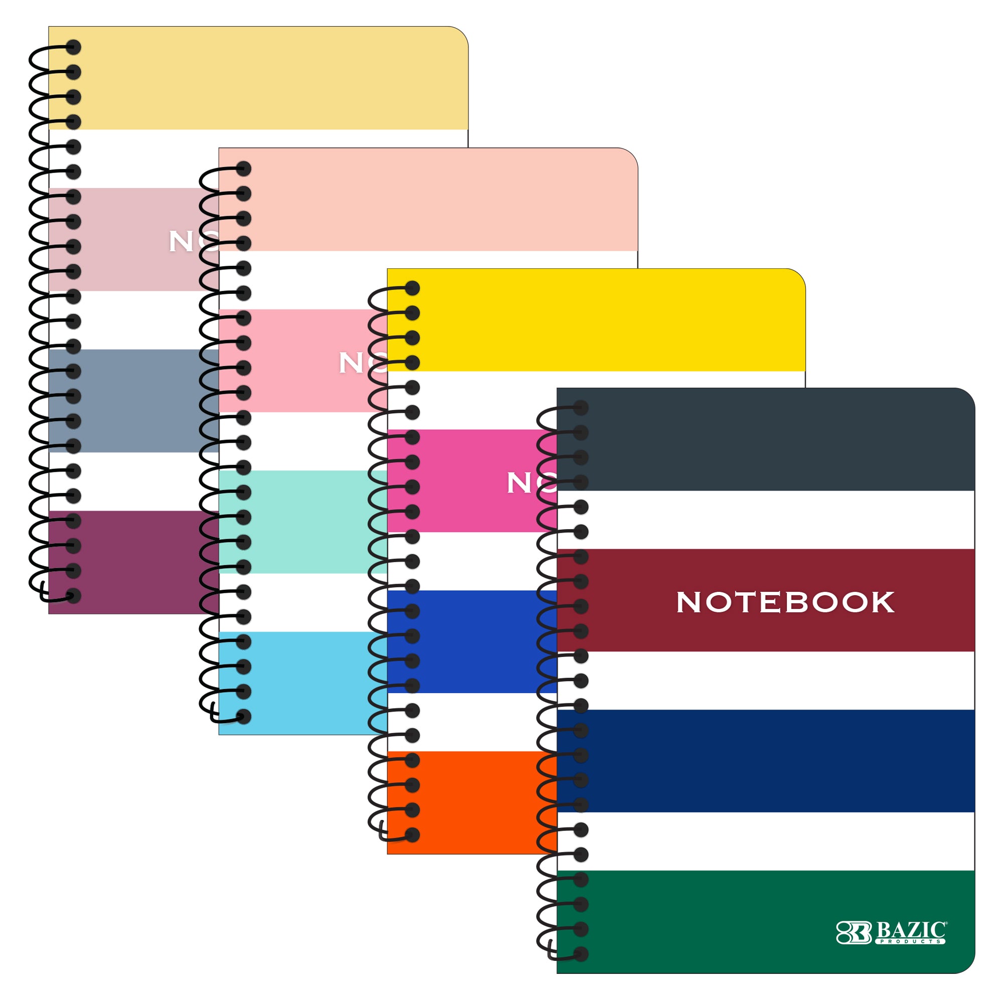 Small Personal Assignment Spiral Notebook, 5 x 7 in