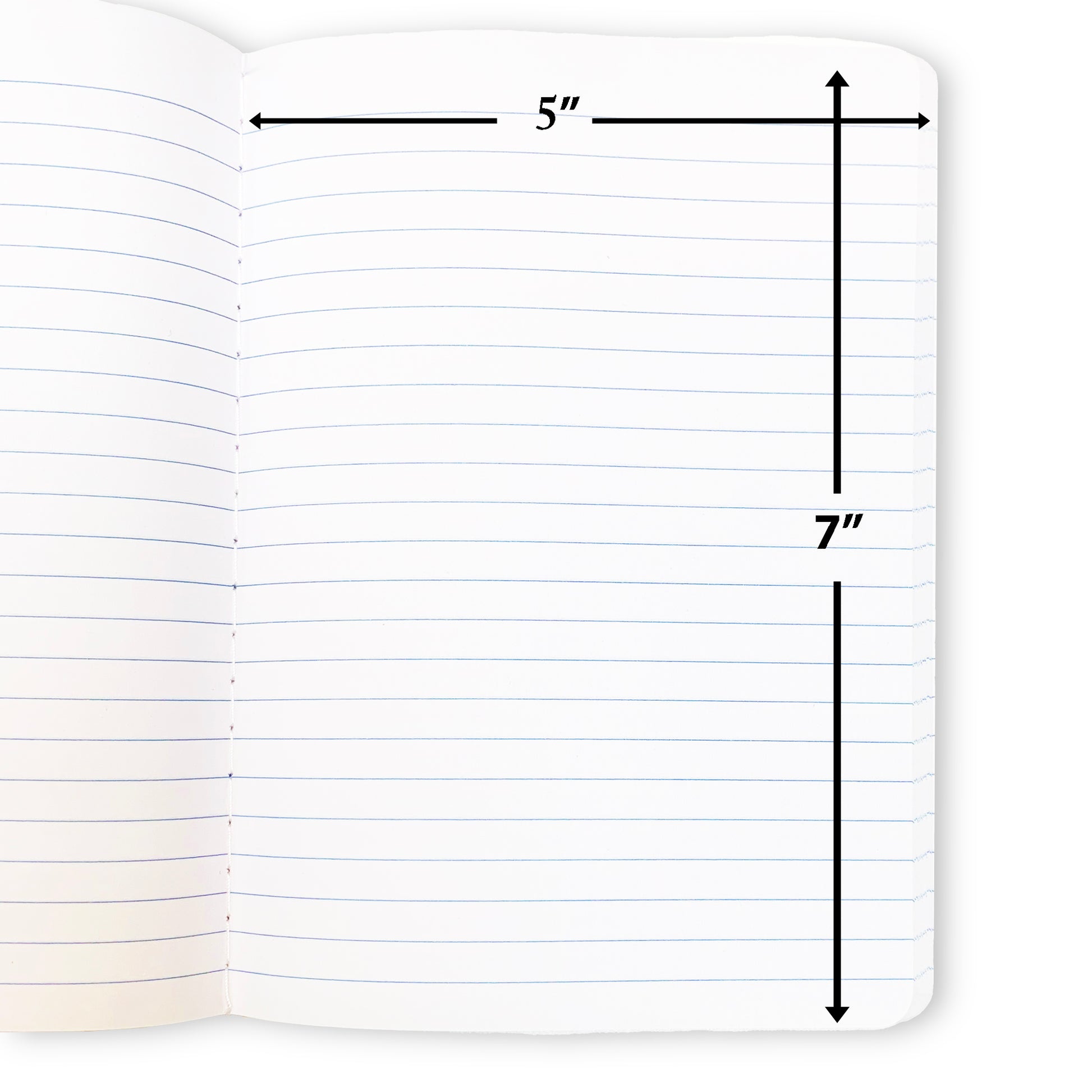 80 Ct. 5" x 7" Poly Cover Personal Composition Book