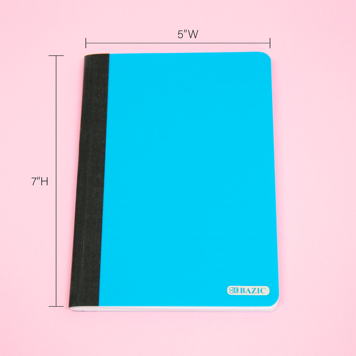 Poly Cover Personal Composition Notebook, 5 x 7 in