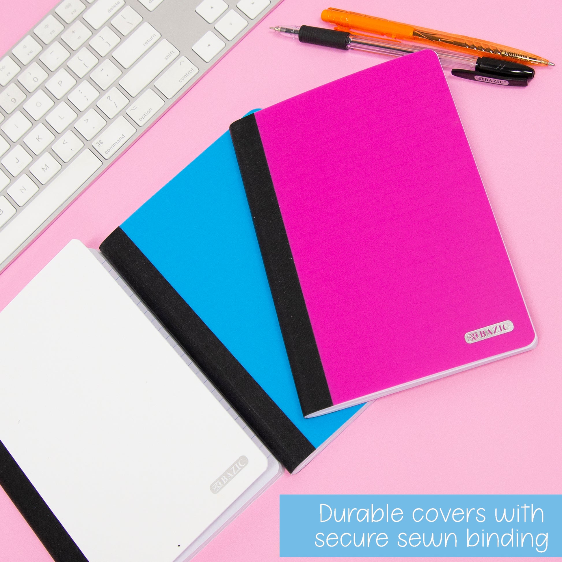 80 Ct. 5" x 7" Poly Cover Personal Composition Book