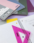 Notebook Spiral C/R 1-Subject Morandi Poly Cover 70 Ct.