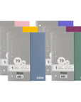 Notebook Spiral C/R 1-Subject Morandi Poly Cover 70 Ct.