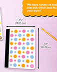C/R 100 Ct. Polka Dot Composition Book