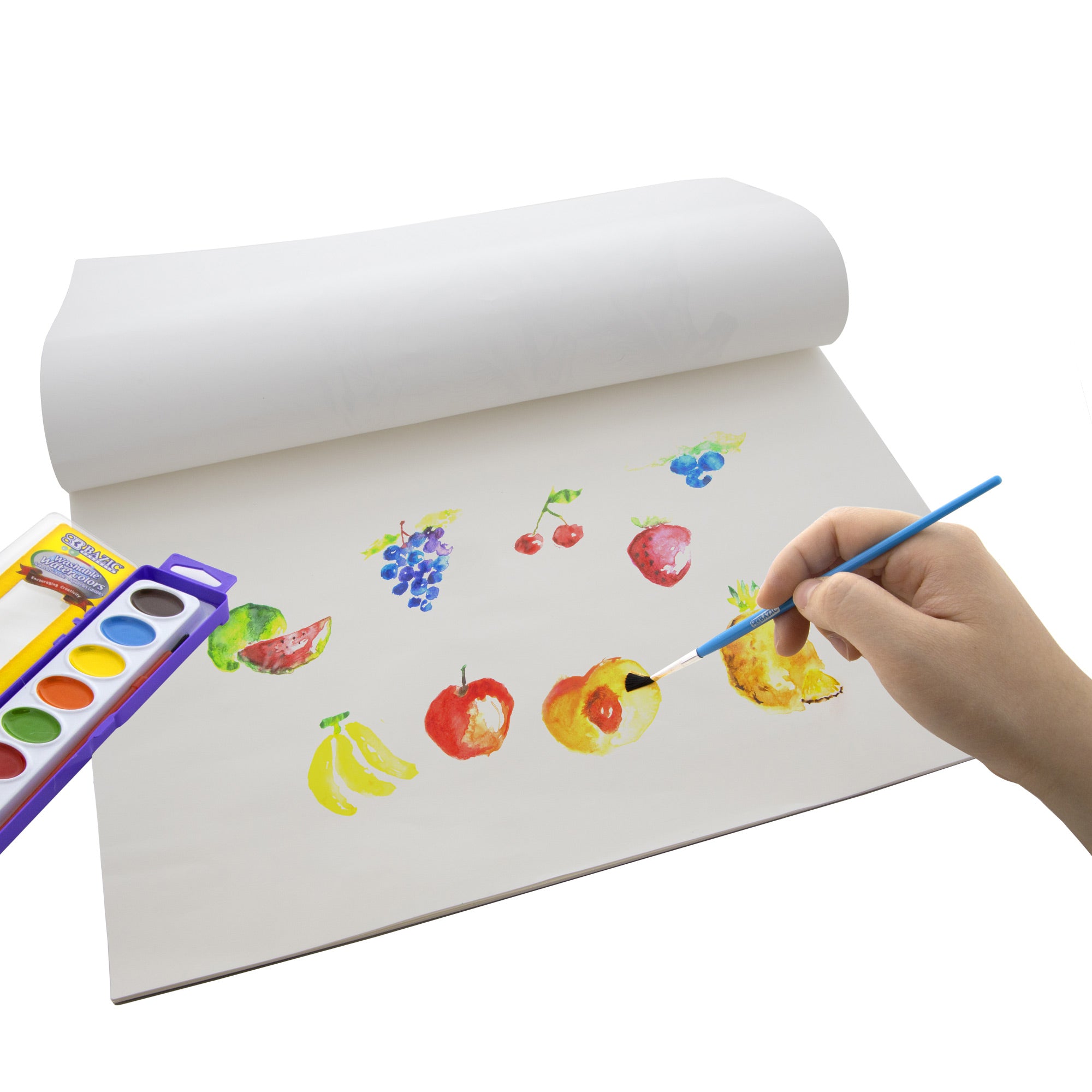 Sketch Pad, 18 x 12 in, 20 Sheets, Smooth Drawing Paper