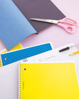Notebook Spiral Yellow C/R 1-Subject 70 Ct.