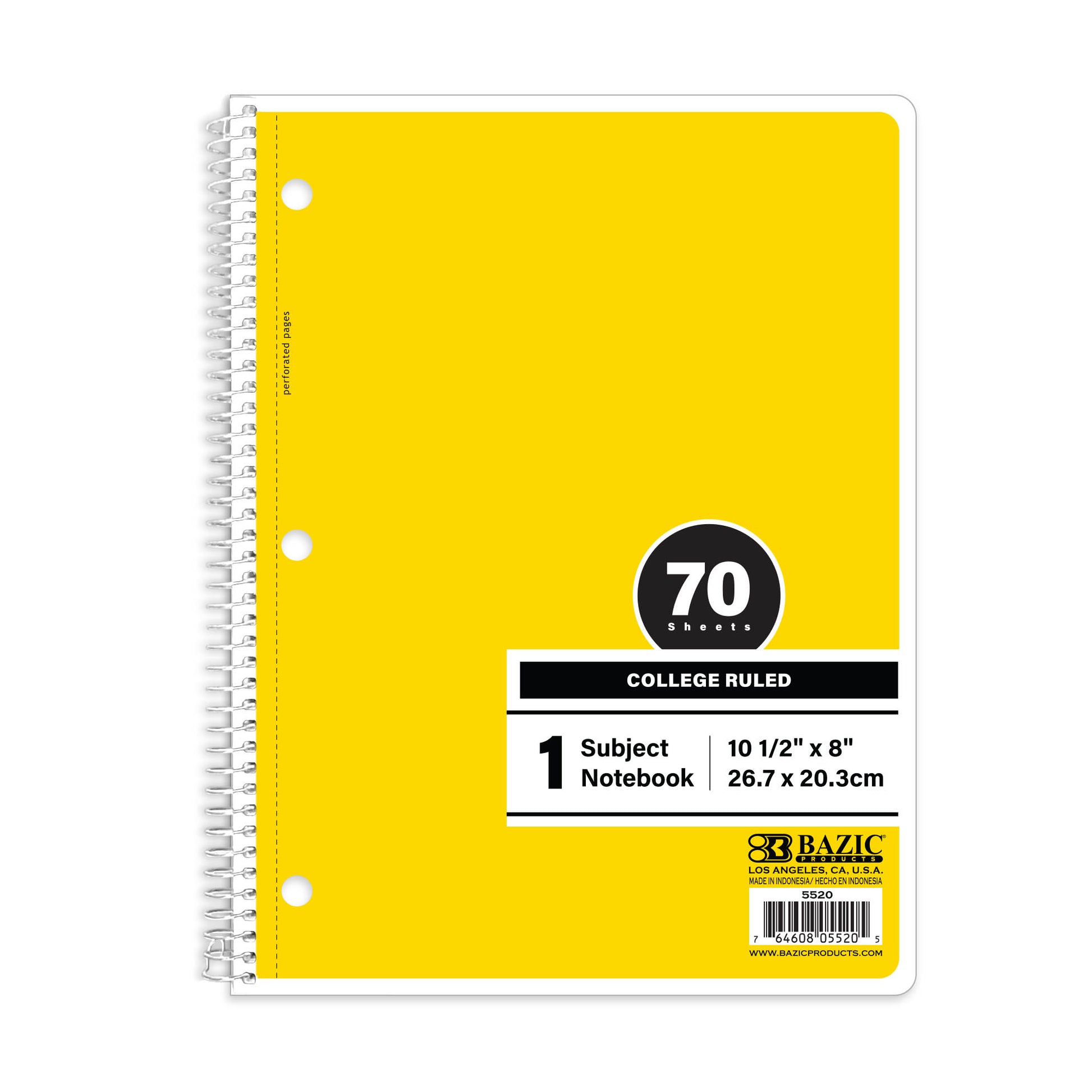 Yellow Spiral Notebook