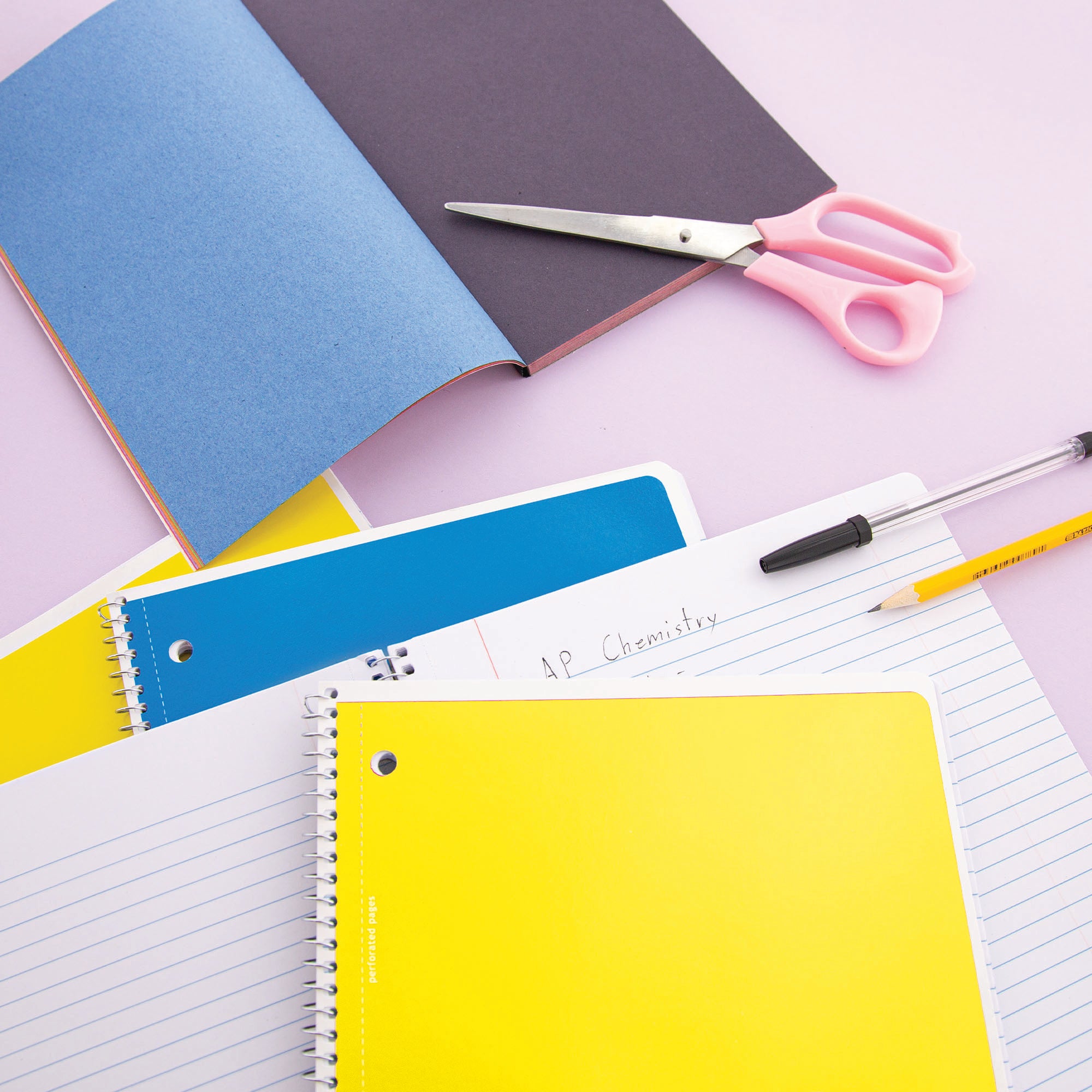 Wide Ruled 1-Subject Spiral Notebook, 70 Sheets