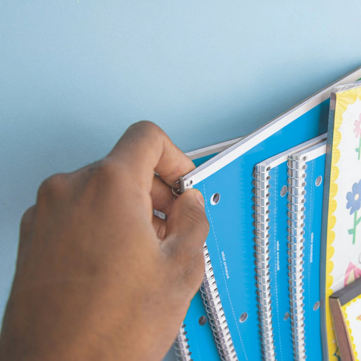 Blue 1-Subject Spiral Notebook, Wide-Ruled