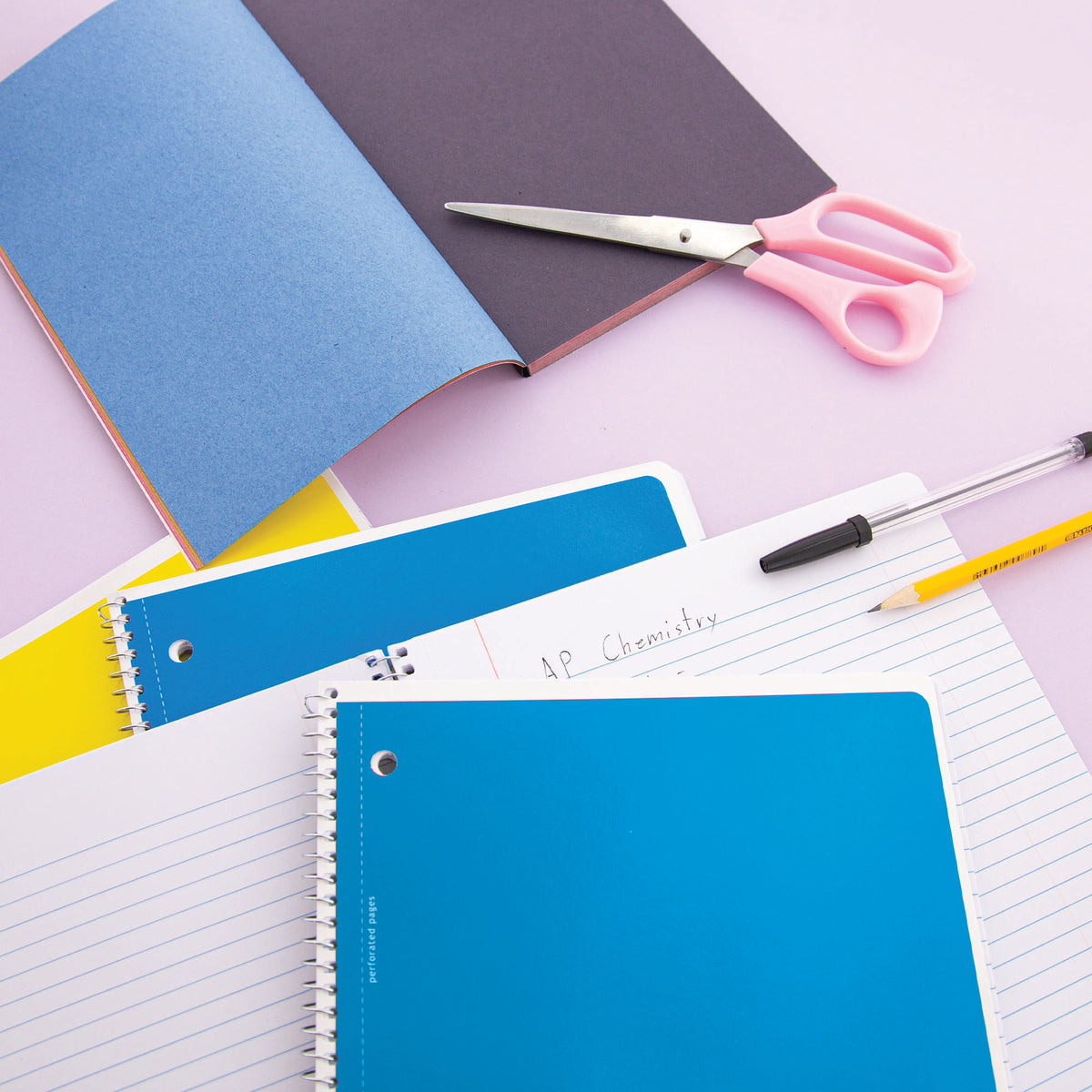 Blue 1-Subject Spiral Notebook, Wide-Ruled