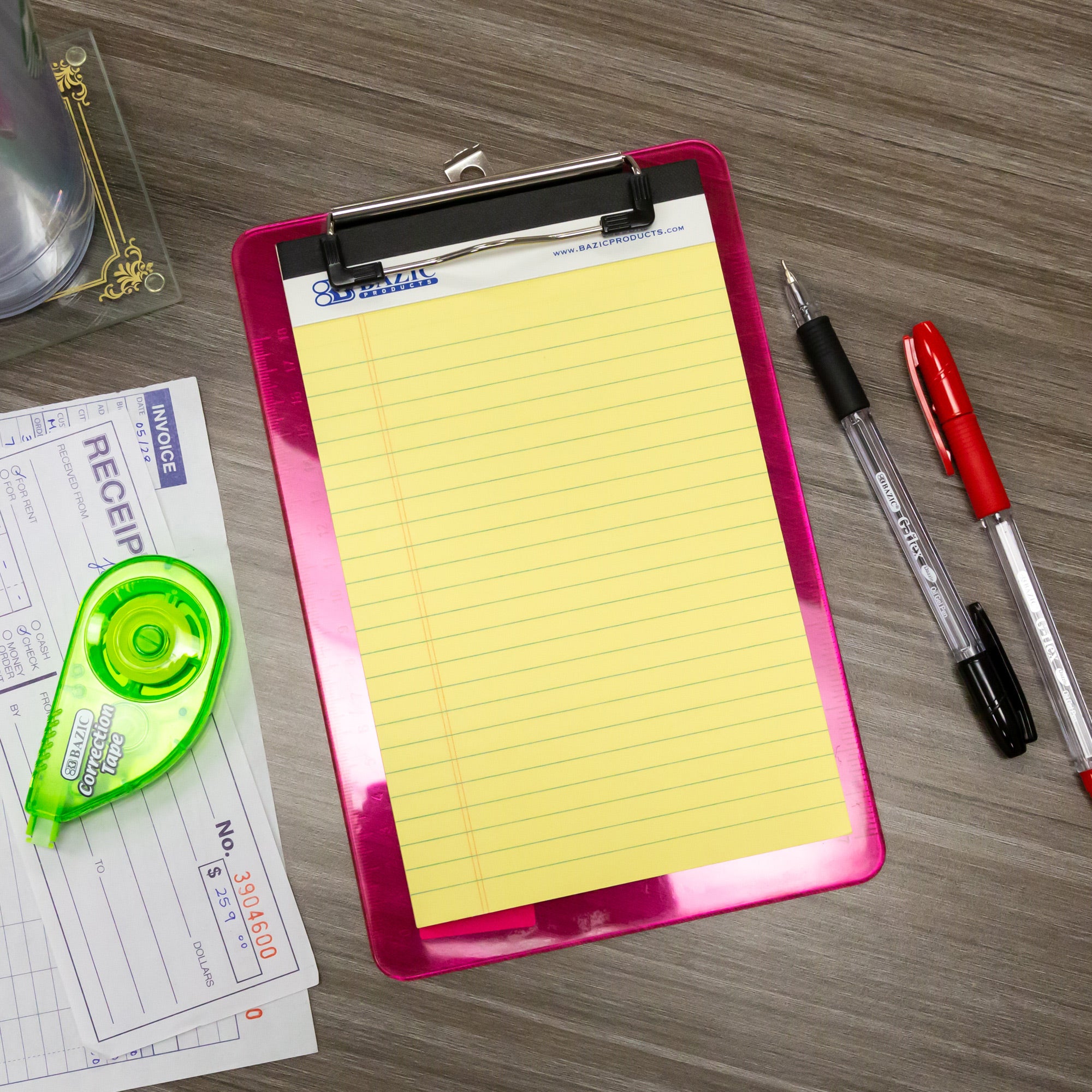 Note Pads, 2 Perforated Writing Pads, 5" x 8", Ruled