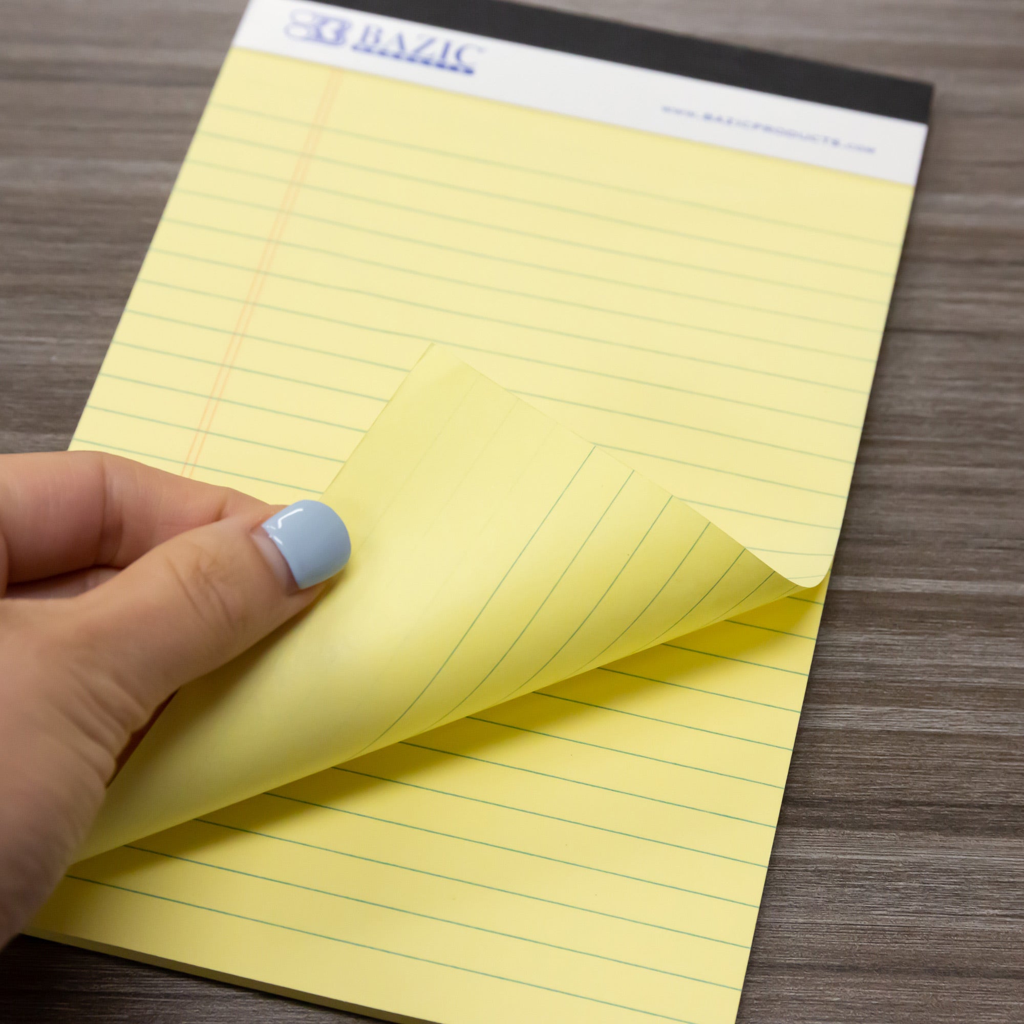 Note Pads, 2 Perforated Writing Pads, 5" x 8", Ruled
