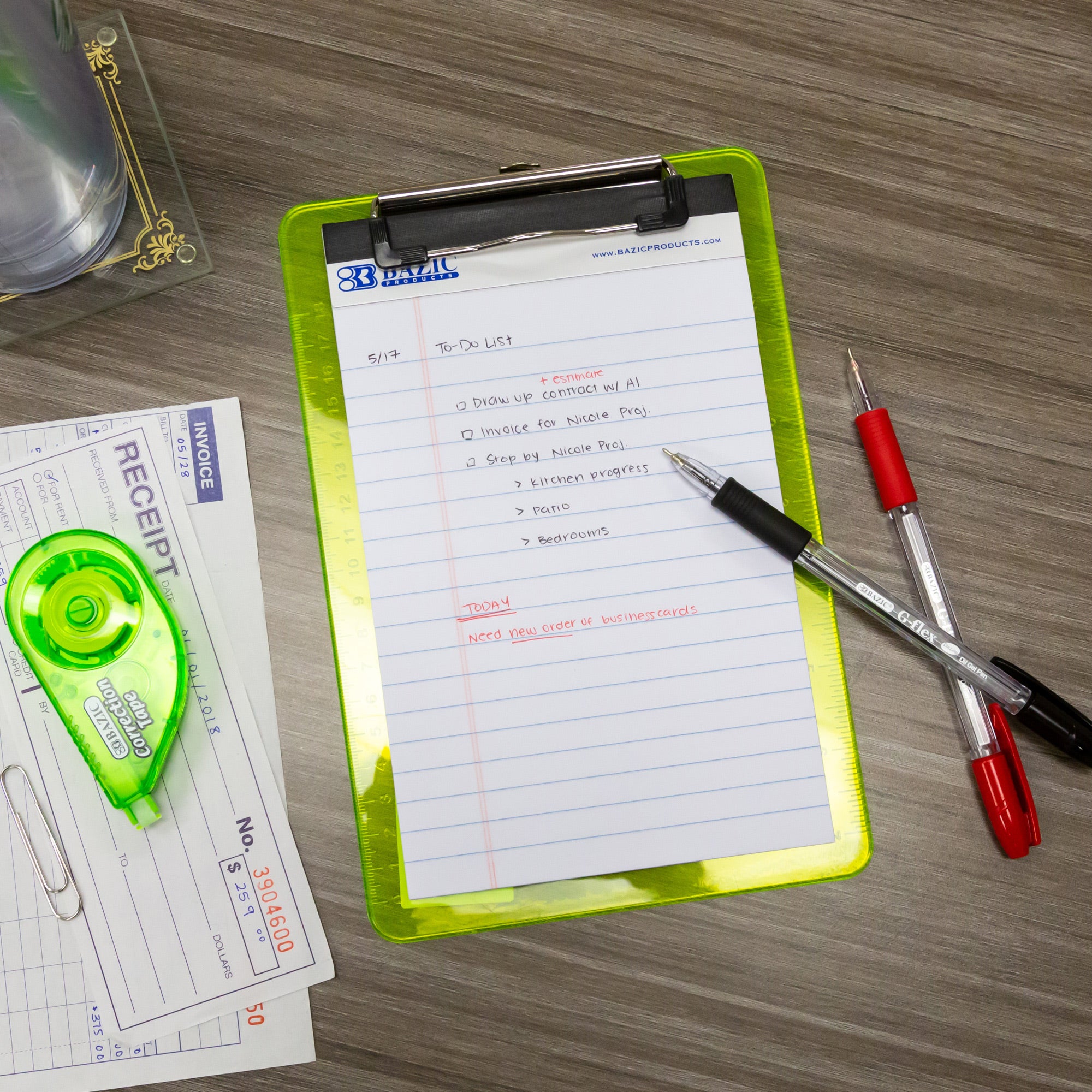 Perforated Writing Pads, 5" x 8", Legal Ruled, 2 Pads