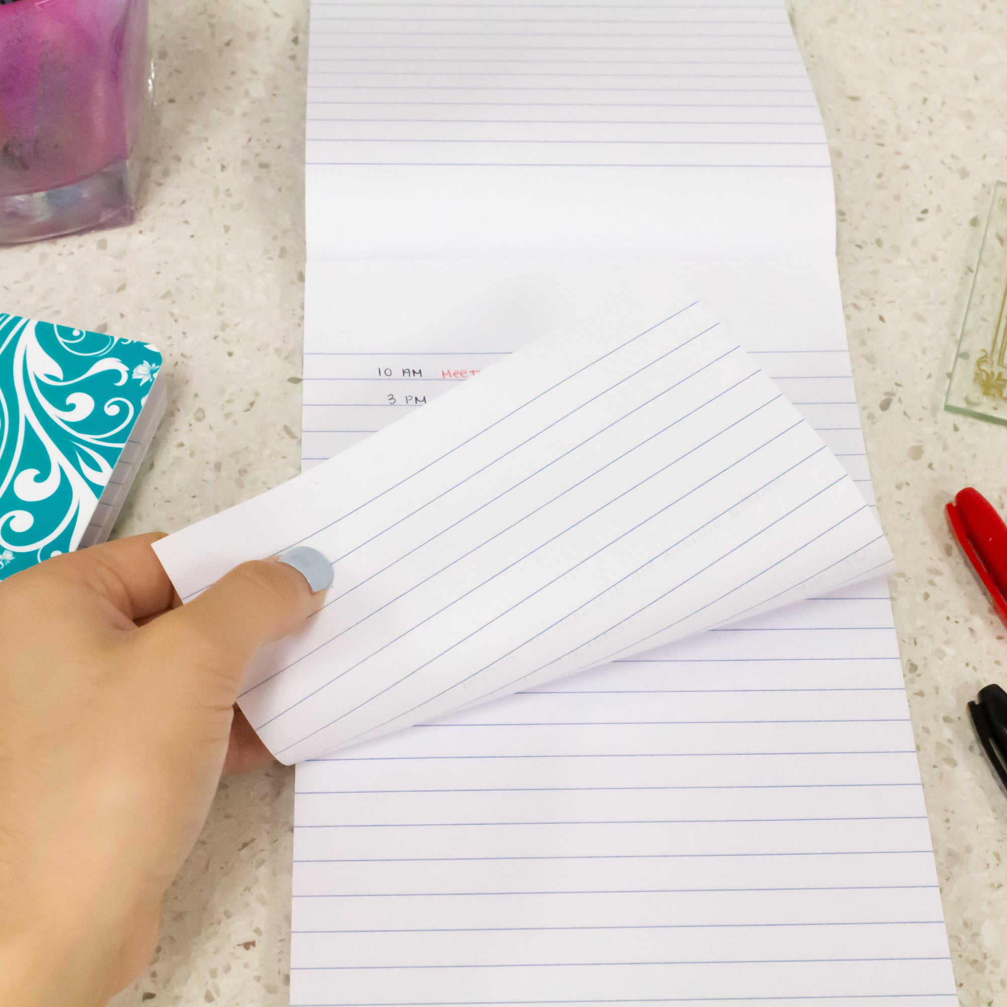 Ruled Writing Tablet, 6 x 9 in, 100 Sheets