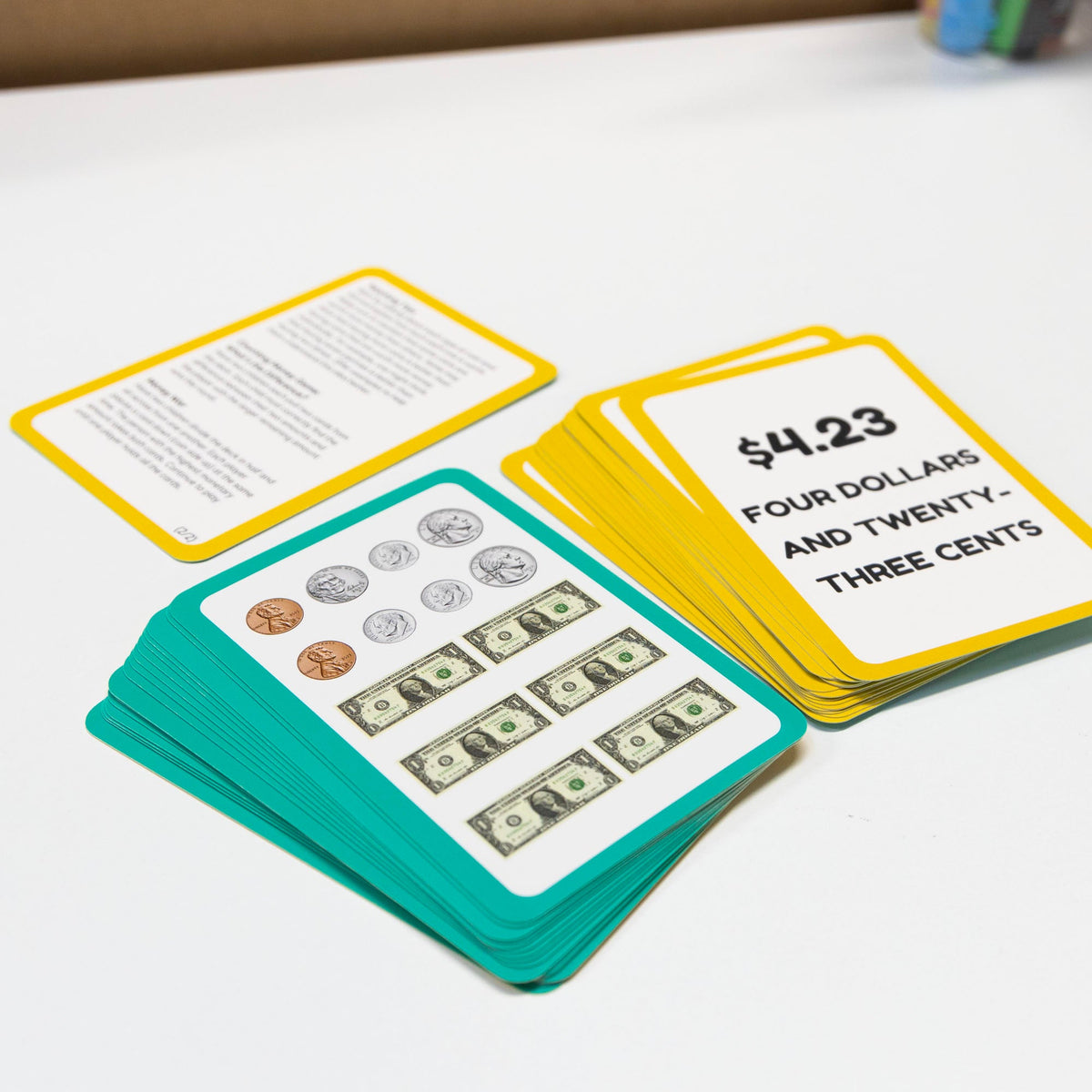 Money Flash Cards, 36 Cards