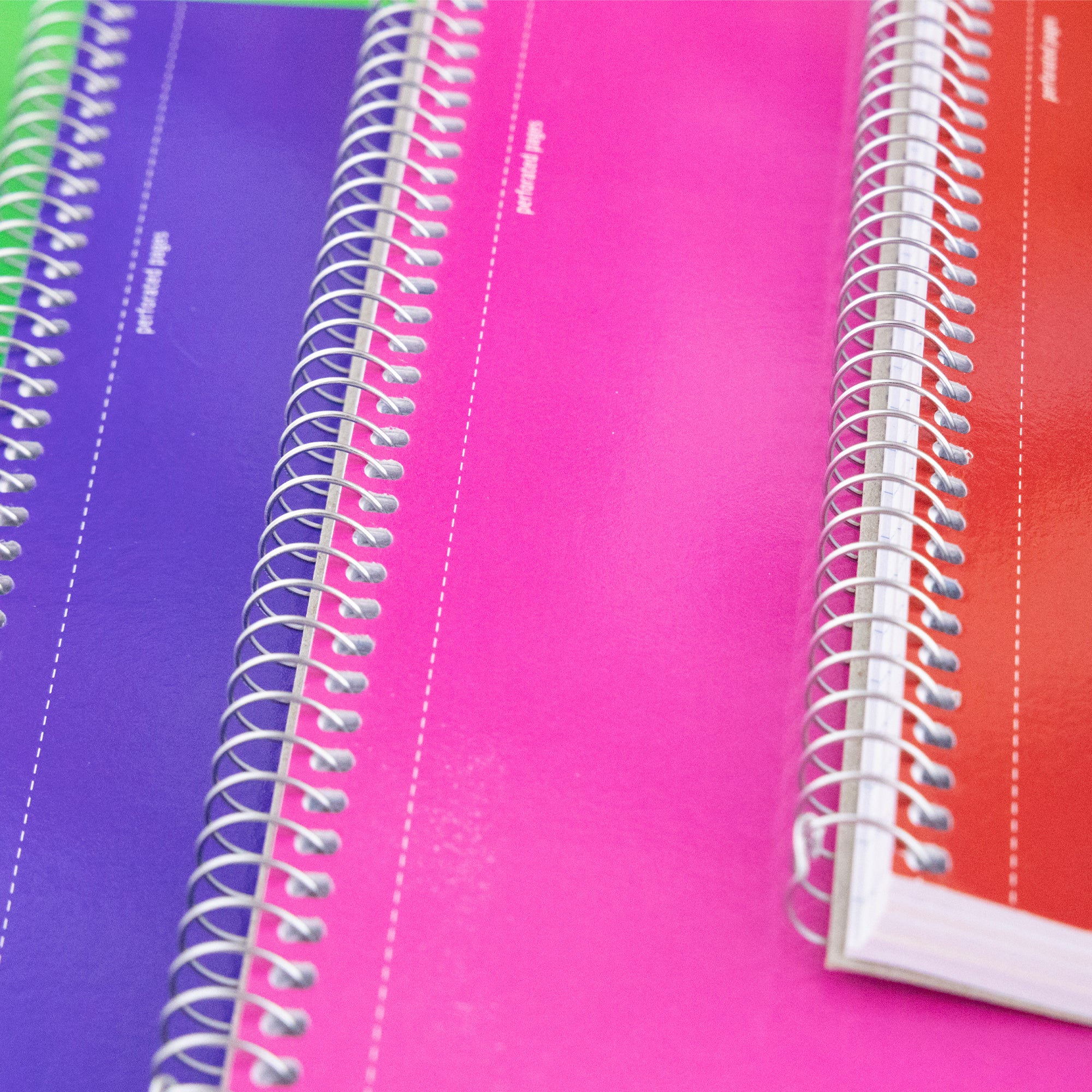 Wide Ruled 3-Subject Spiral Notebook, 120 Sheets