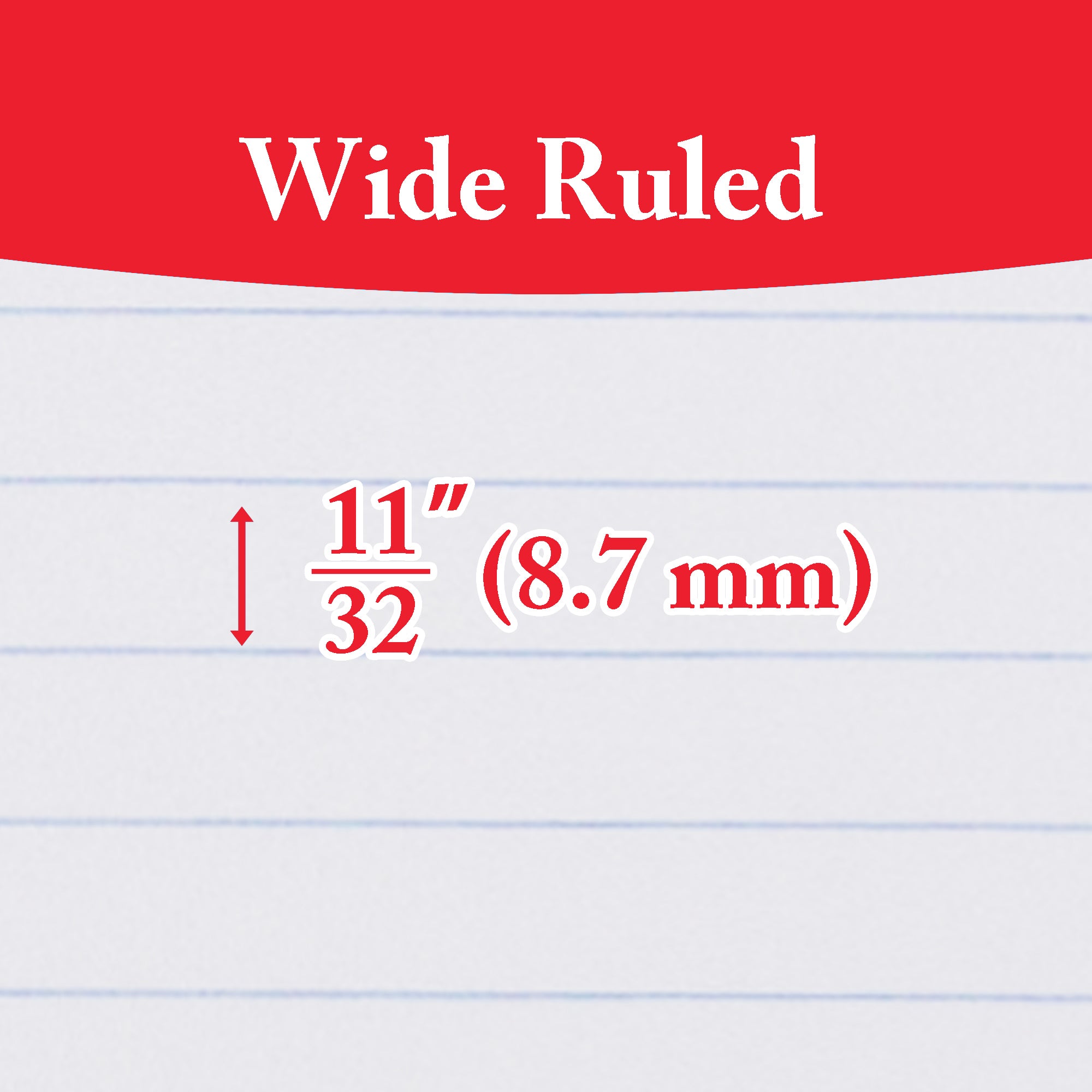 Wide Ruled Filler Paper, 100 Sheets, 3-Hole Punched