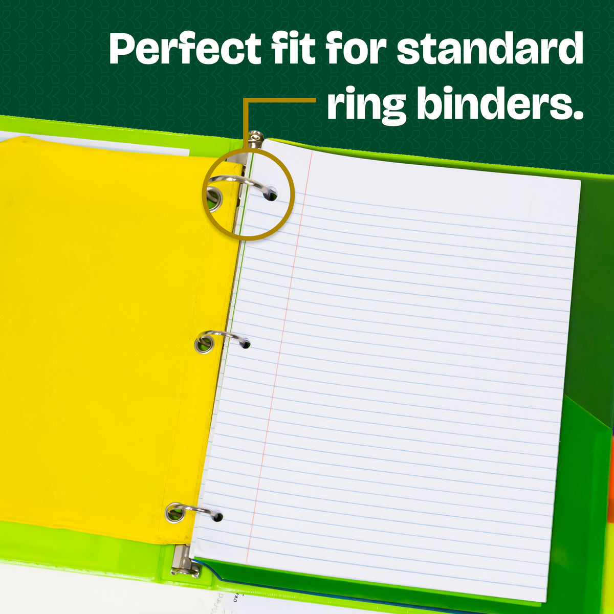 College-Ruled Filler Paper, 3-Hole Punched, 150 Sheets