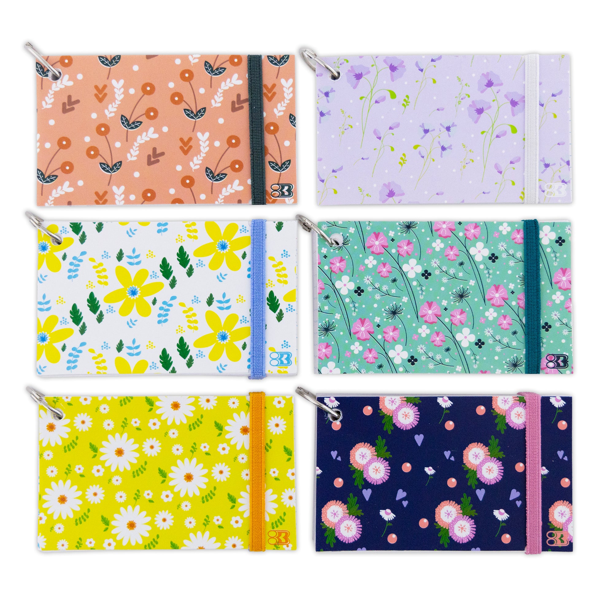 100 Ct. Fashion Poly Cover 3" x 5" Ruled White Index Card w/ Ring