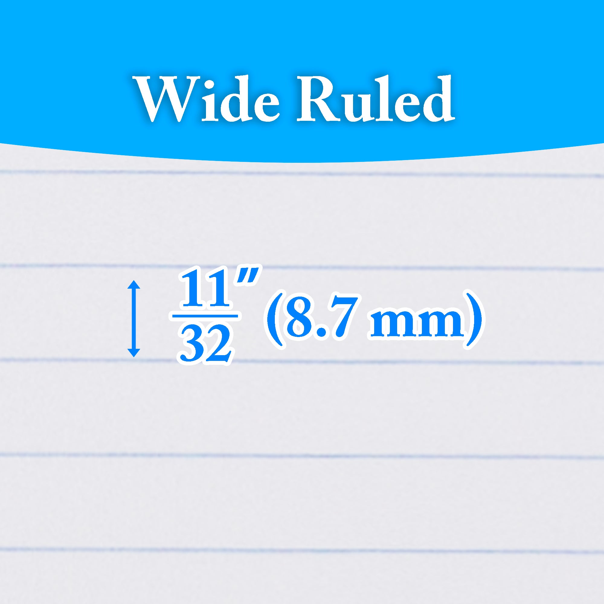 1 Subject Notebook, Wide Ruled, 80 Sheets, 10.5" x 8"