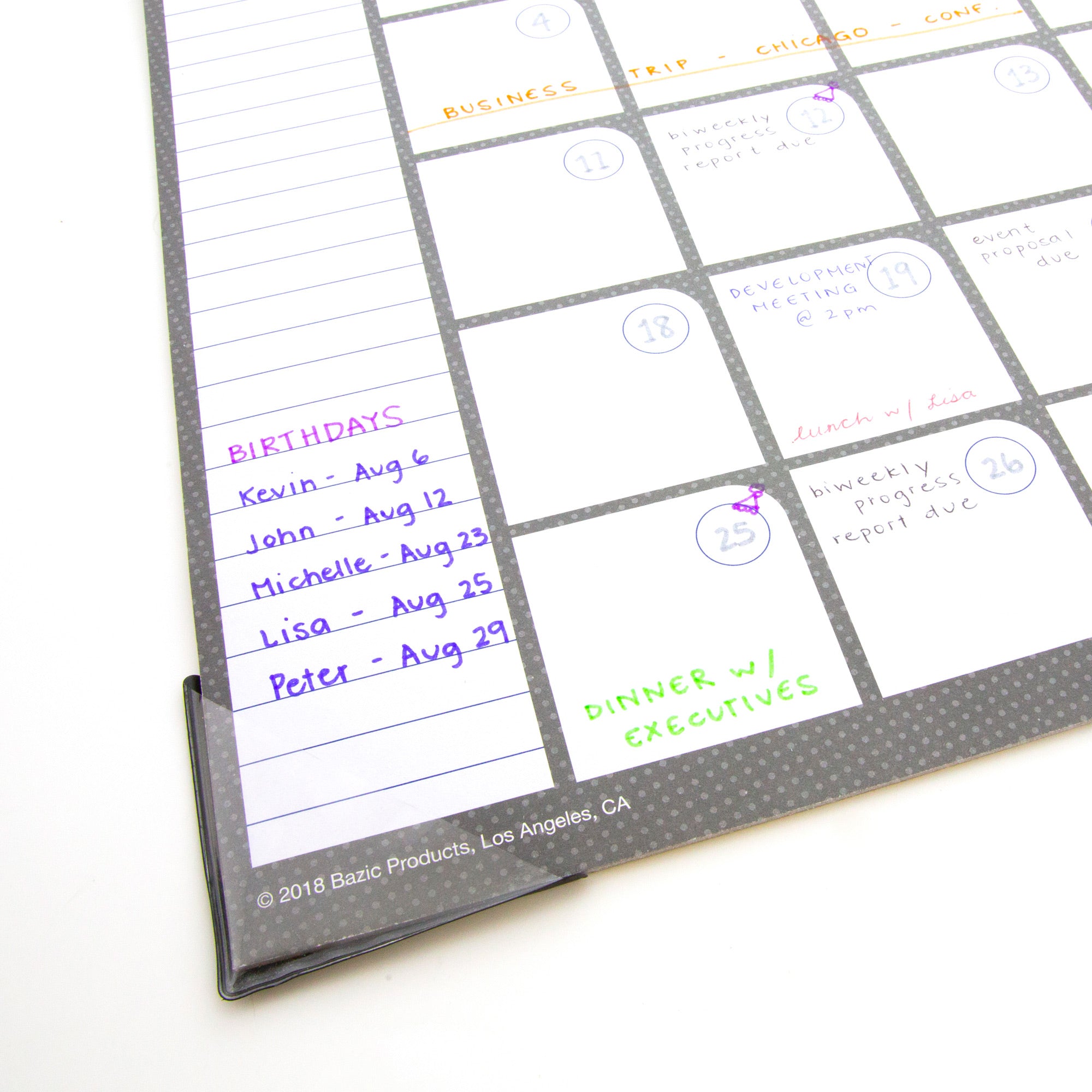 Undated 12-Month Desk Pad Calendar, 17 x 22 in