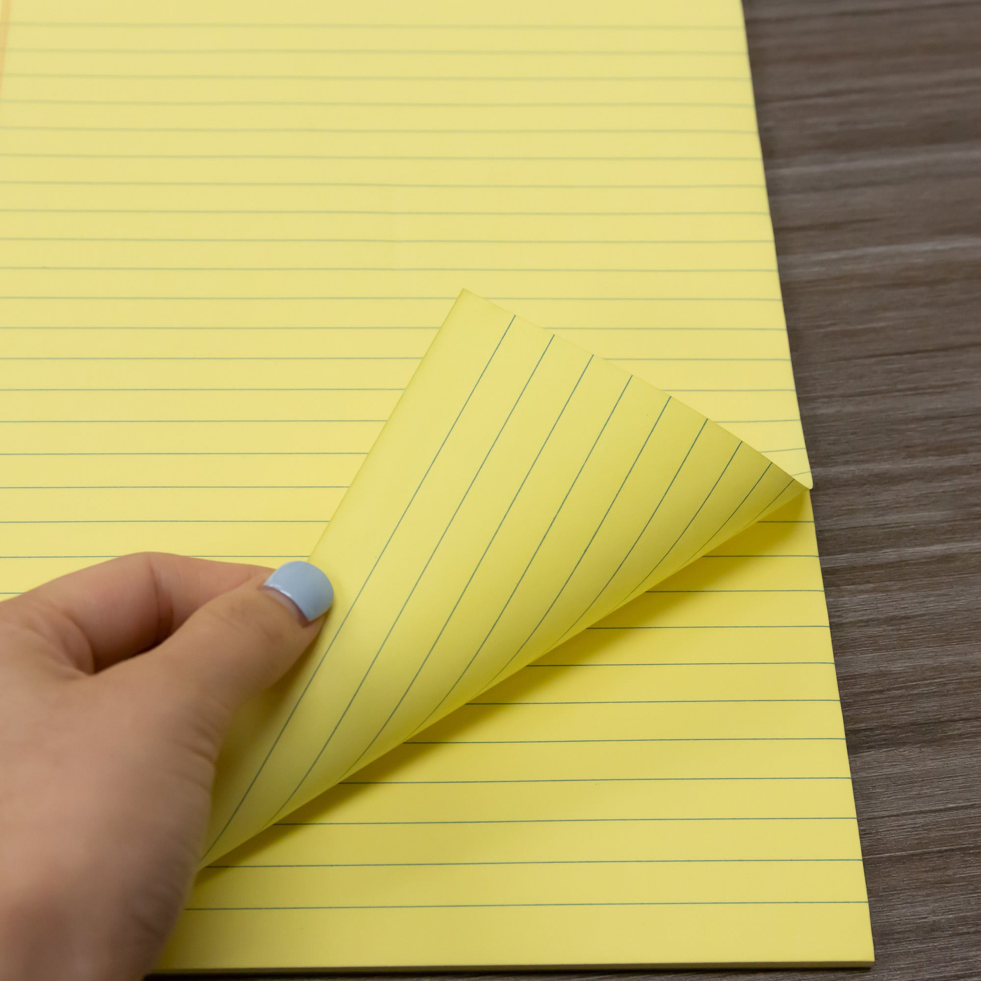 Legal Pads, 50 Sheets, Canary, Perforated, Letter Size