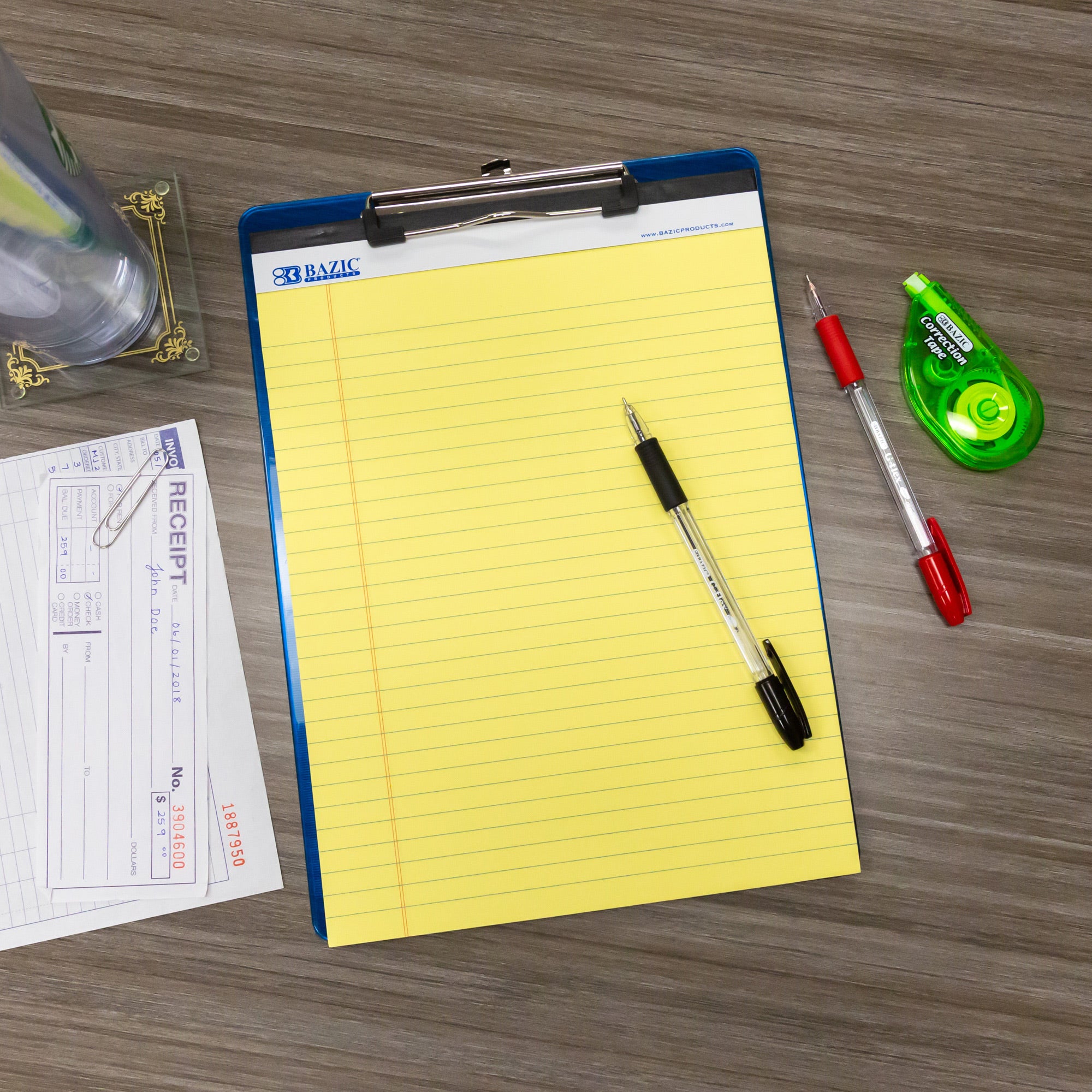 Legal Pads, 50 Sheets, Canary, Perforated, Letter Size