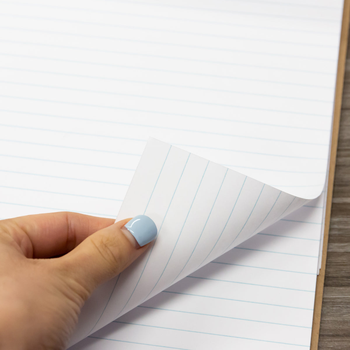 White Writing Pad, 8.5 x 11.75 in, 50 Sheets