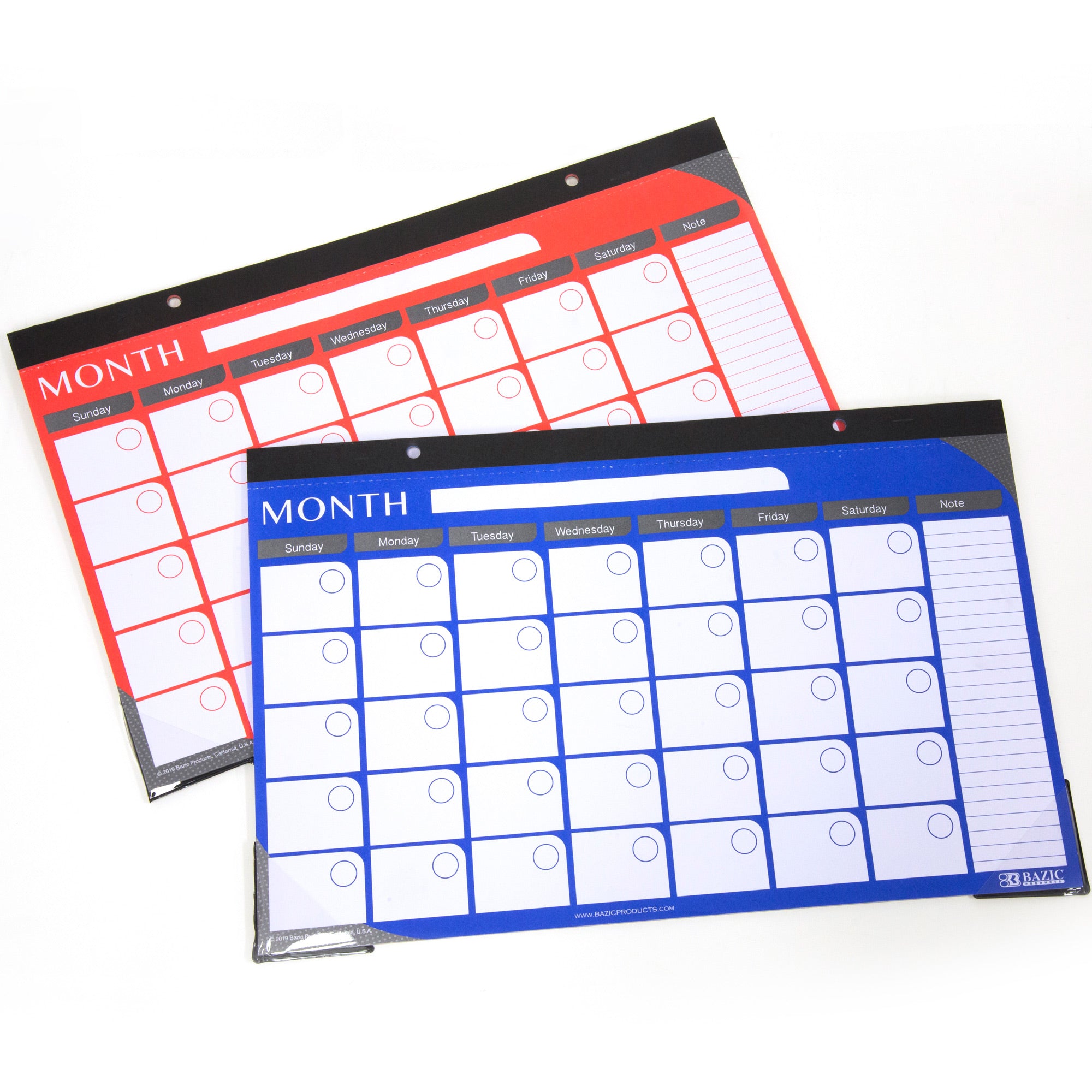 Undated 12-Month Desk Pad Calendar, 11 x 17 in