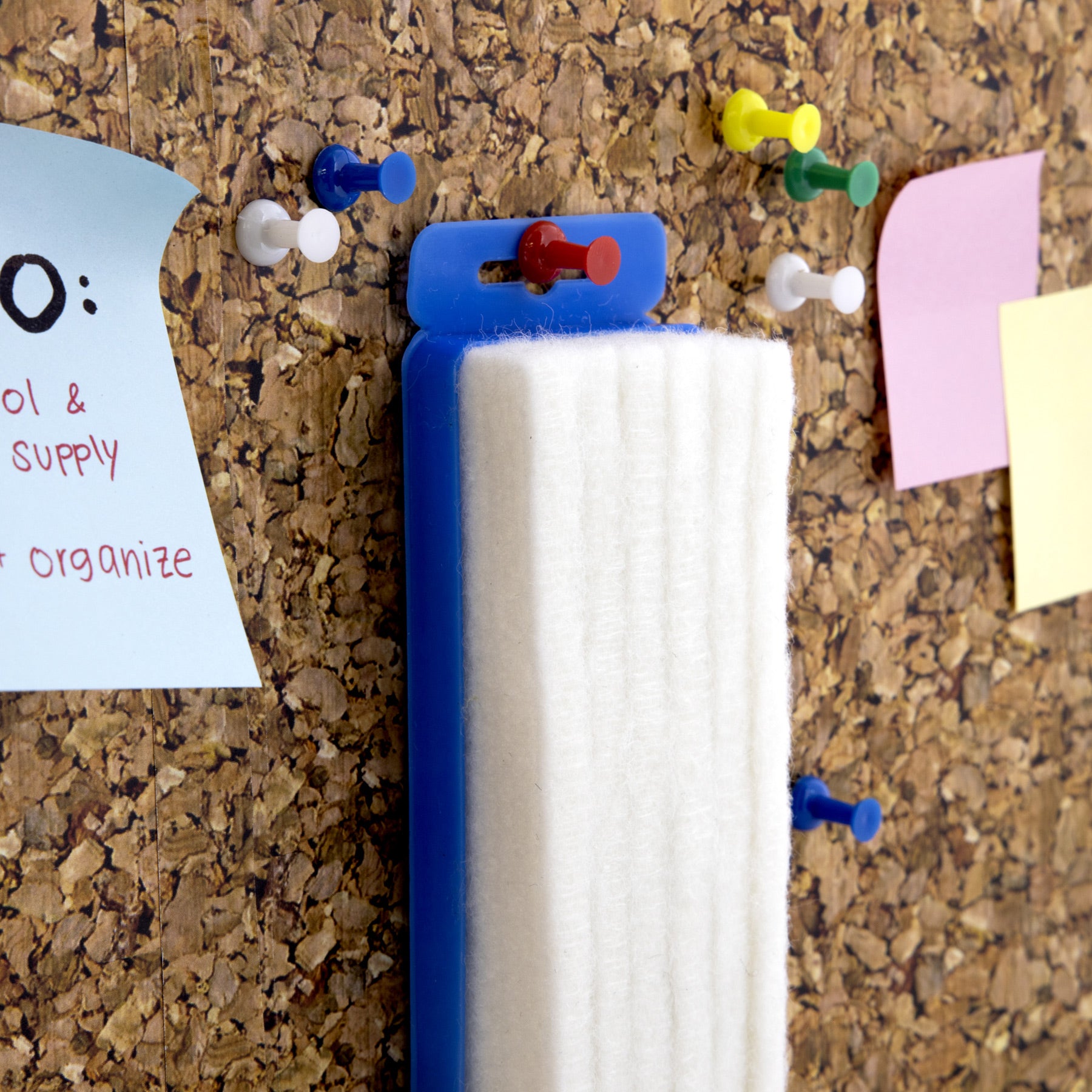 Felt Chalkboard/Whiteboard Eraser with Hanger