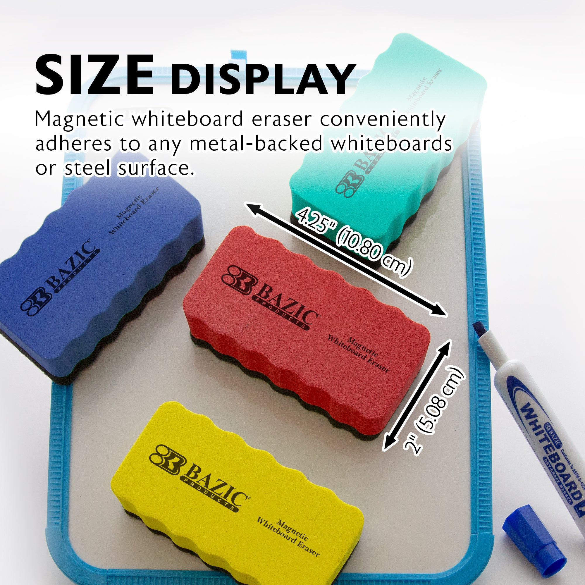 Magnetic Whiteboard Eraser, Magnet-Parks On Board
