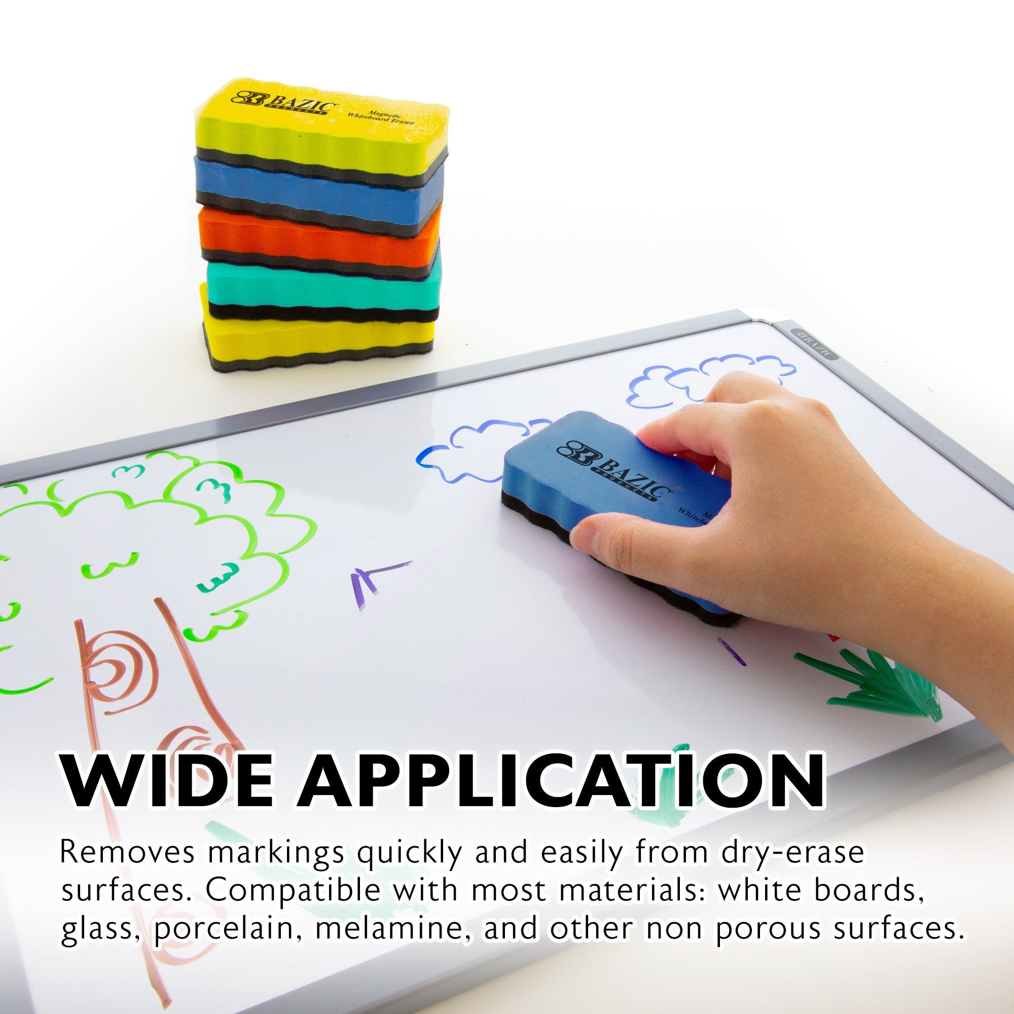 Magnetic Whiteboard Eraser, Magnet-Parks On Board