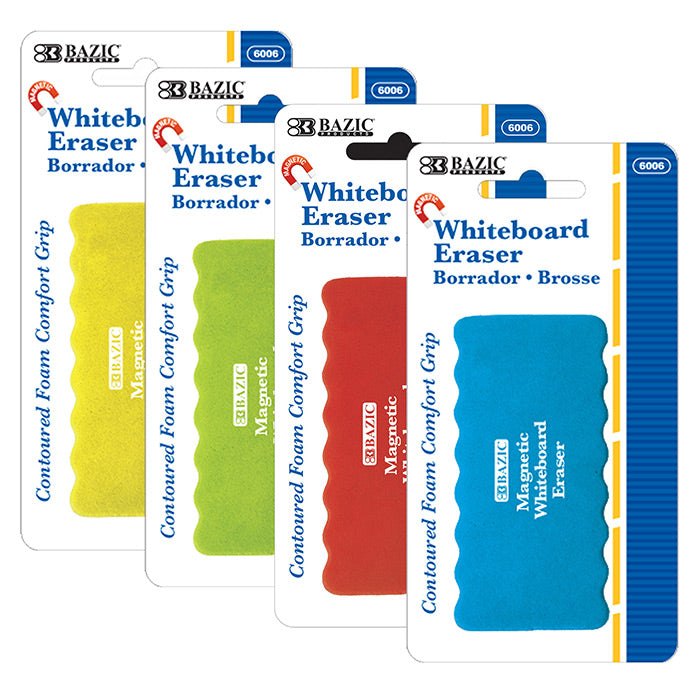 Dry Erase Eraser, Magnetic Whiteboard Eraser, 4 Colors
