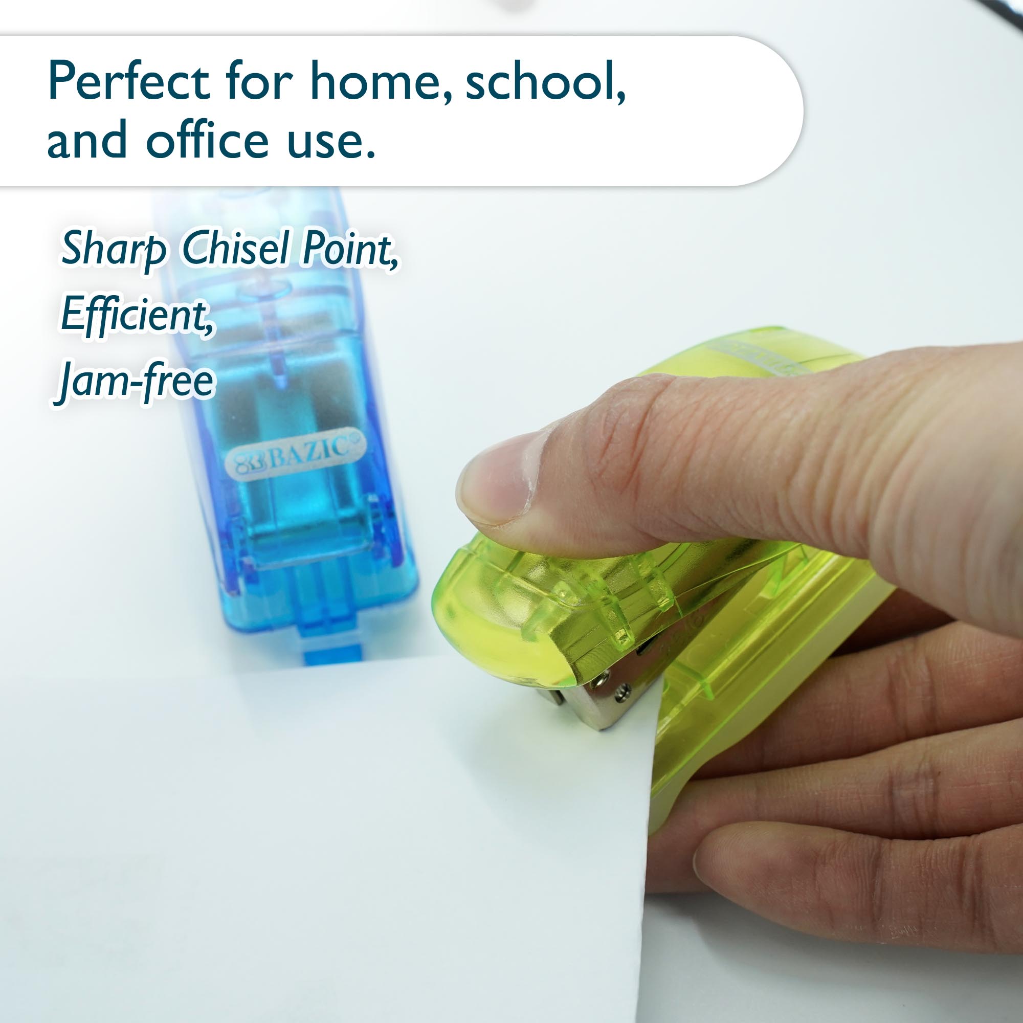 Mini Stapler with 500 Staples, 26/6 Standard